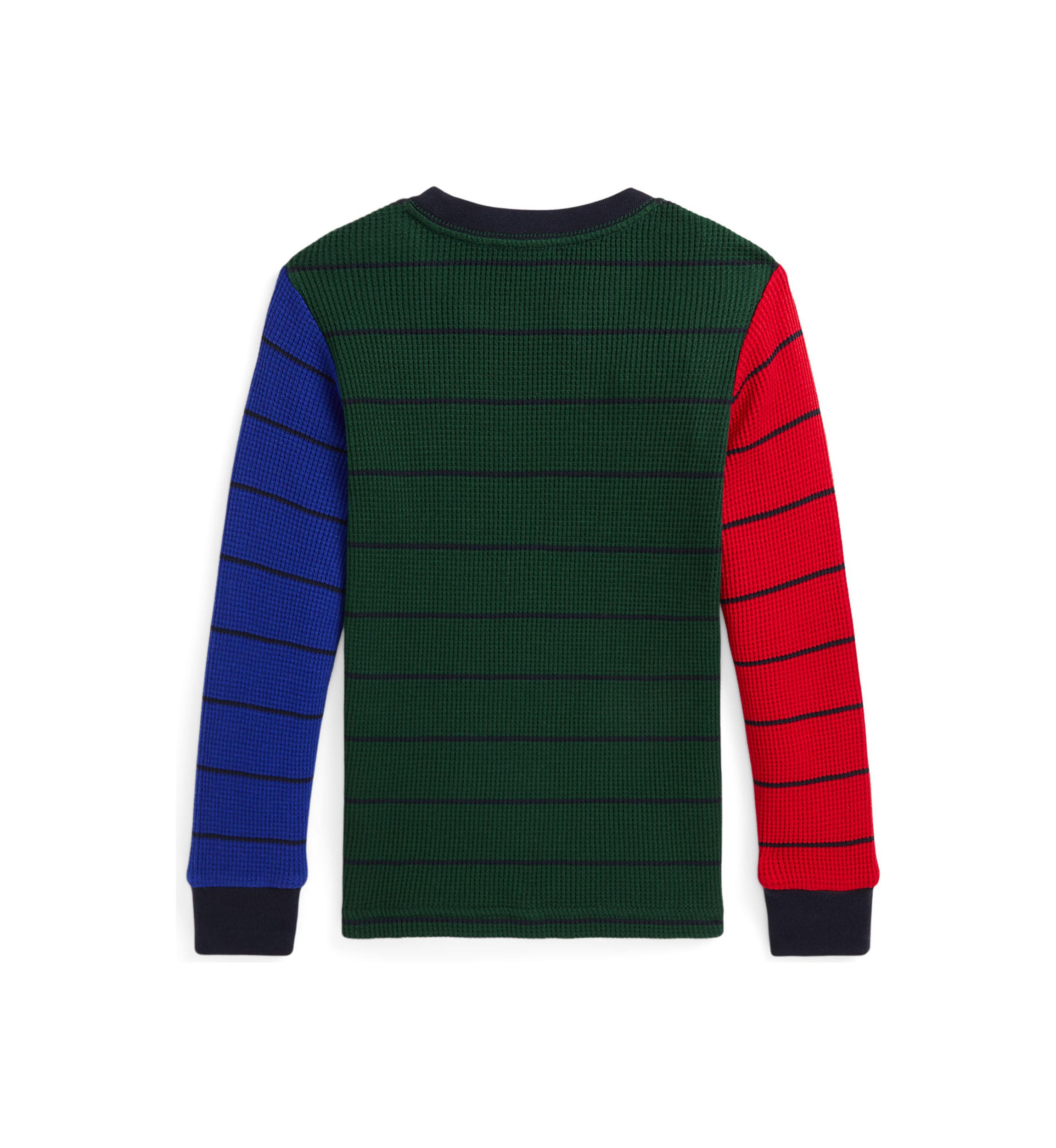 Boys 2-7 Waffle Knit Cotton Long Sleeve T-Shirt