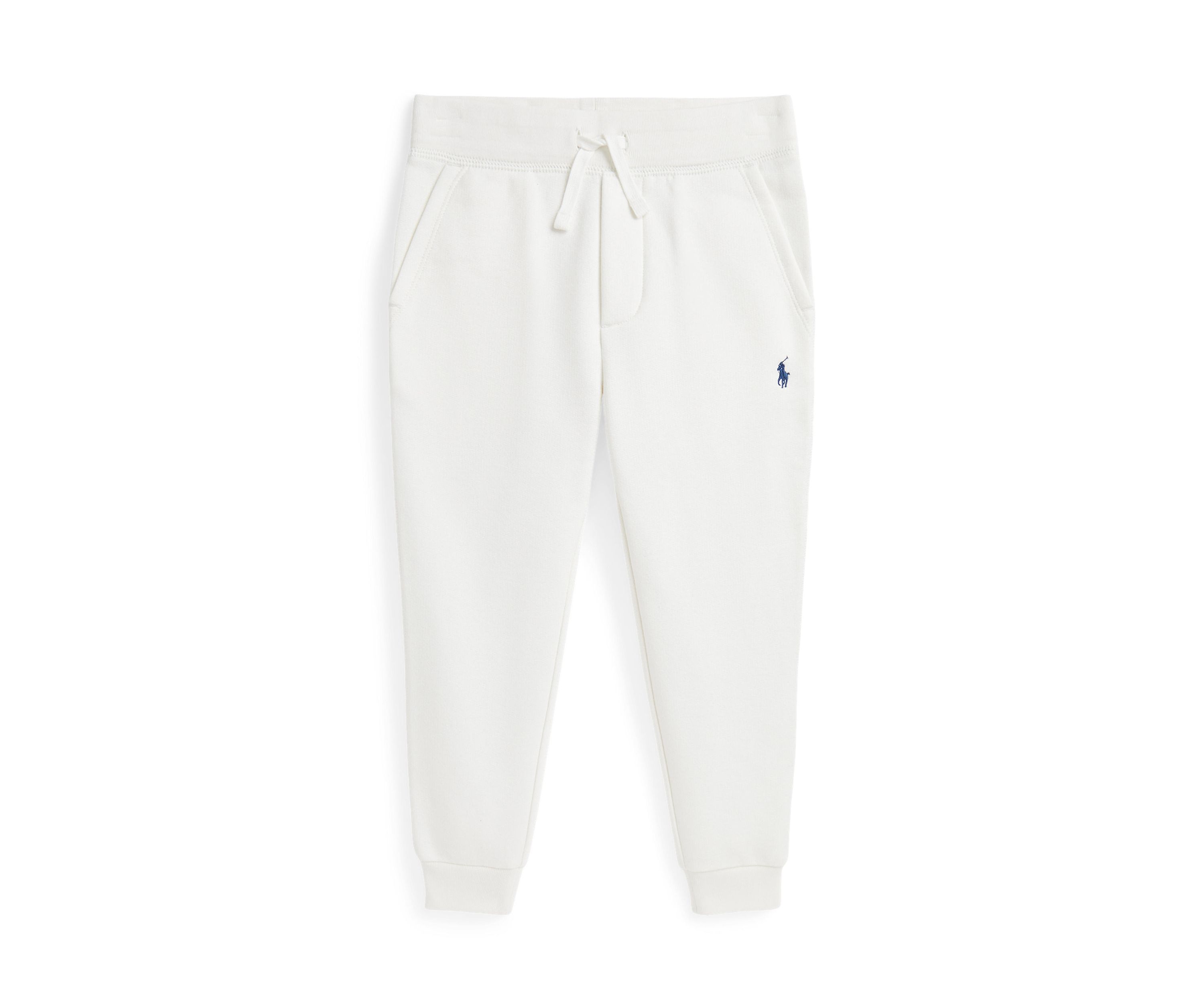 Boys 2-7 Plaid Trim Fleece Jogger Pants