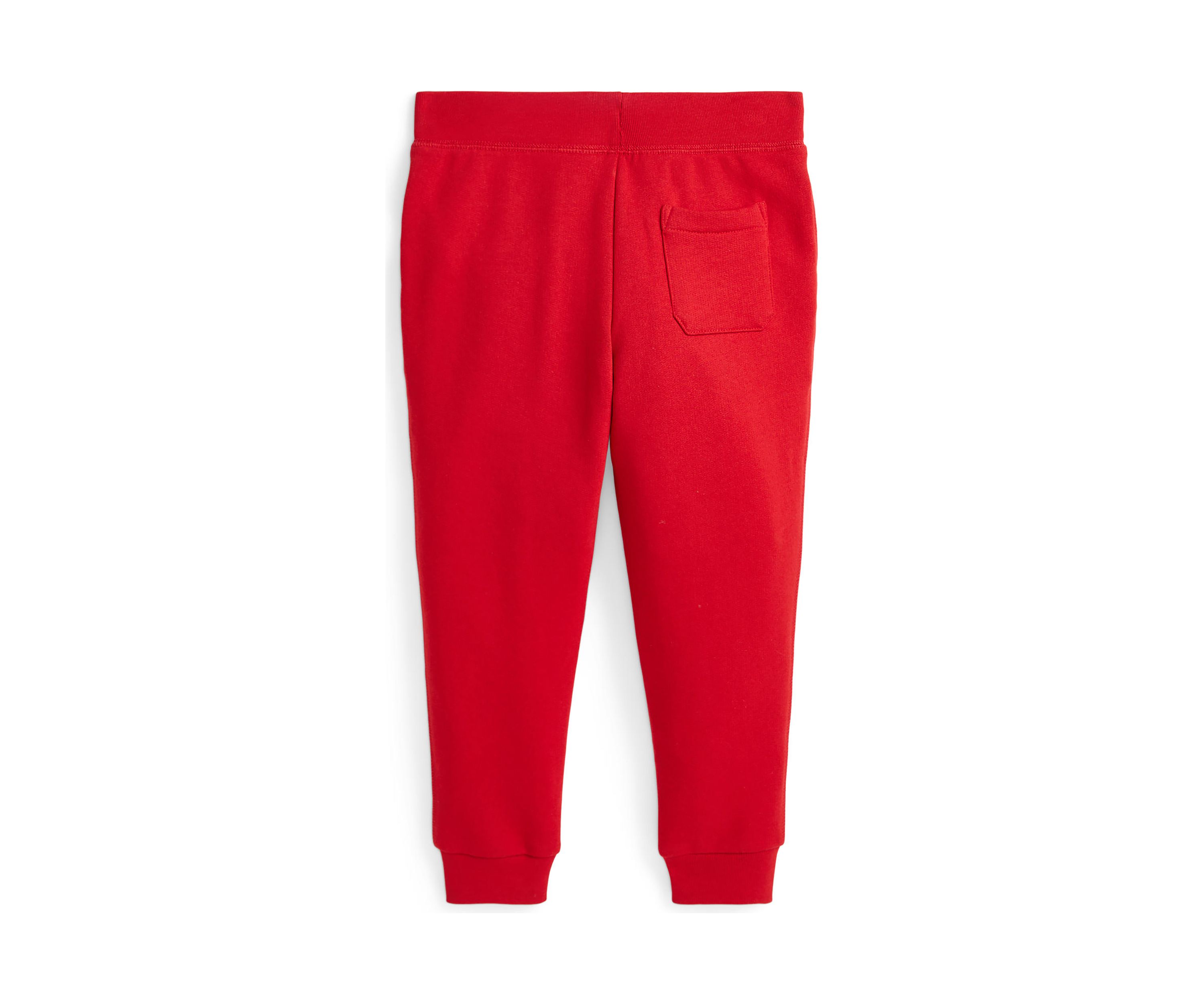 Boys 4-7 Plaid-Logo Fleece Jogger Pants