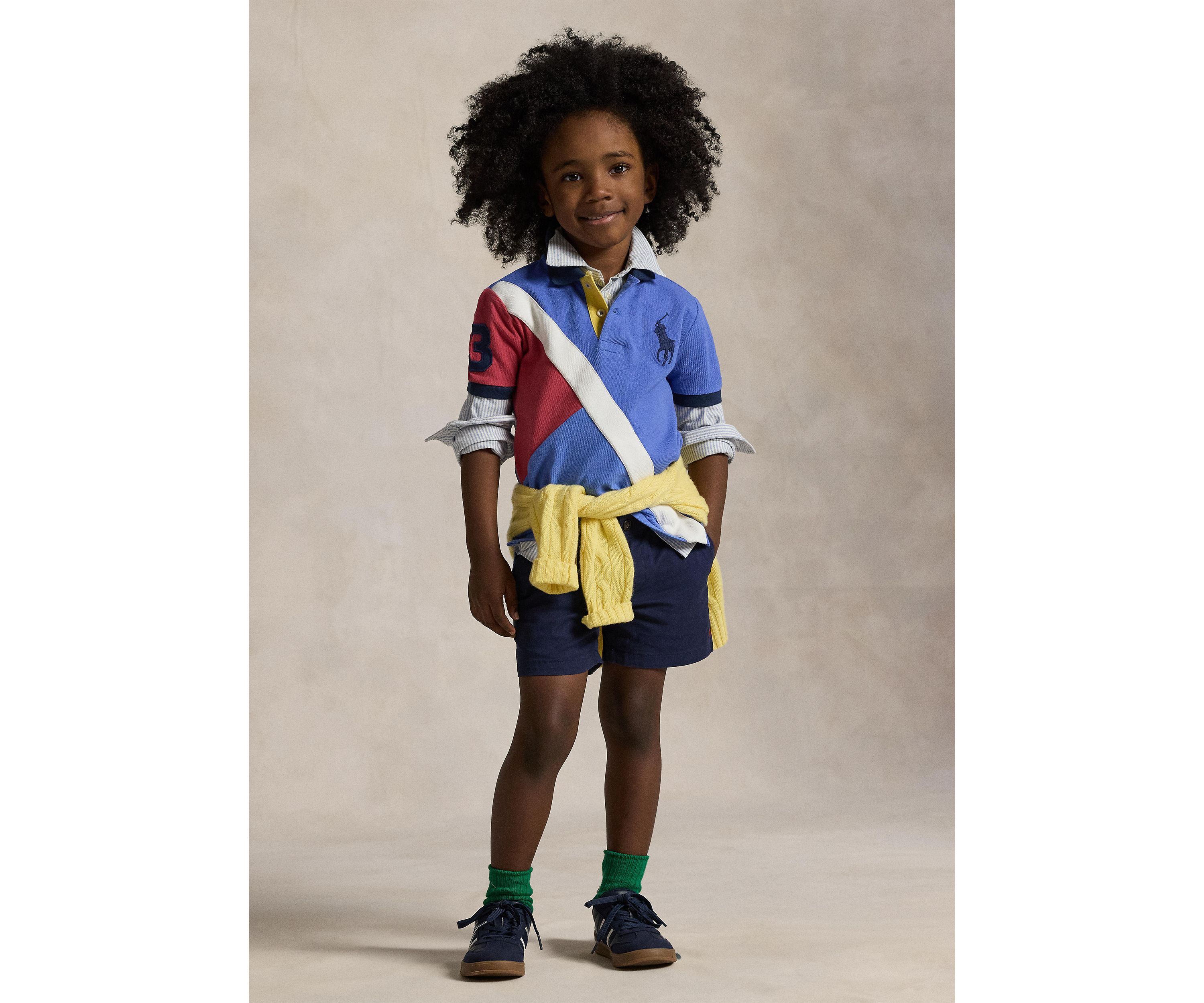 Boys 4-7 Big Pony Cotton Mesh Polo Shirt