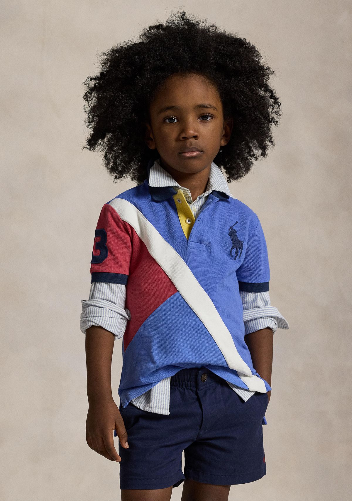 Boys 4-7 Big Pony Cotton Mesh Polo Shirt