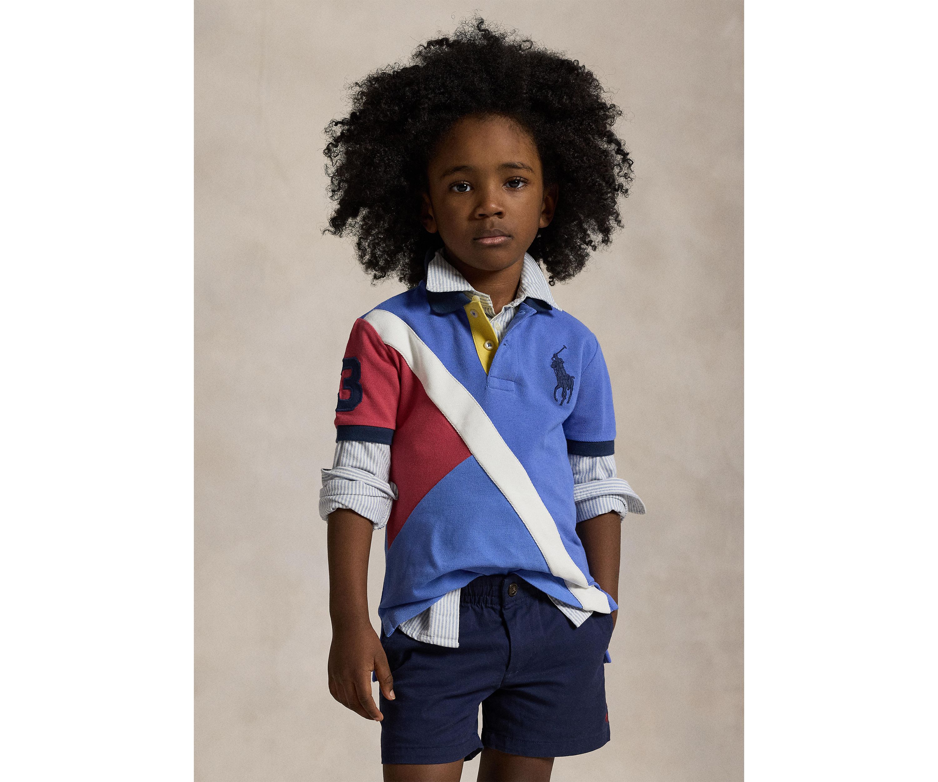 Boys 4-7 Big Pony Cotton Mesh Polo Shirt