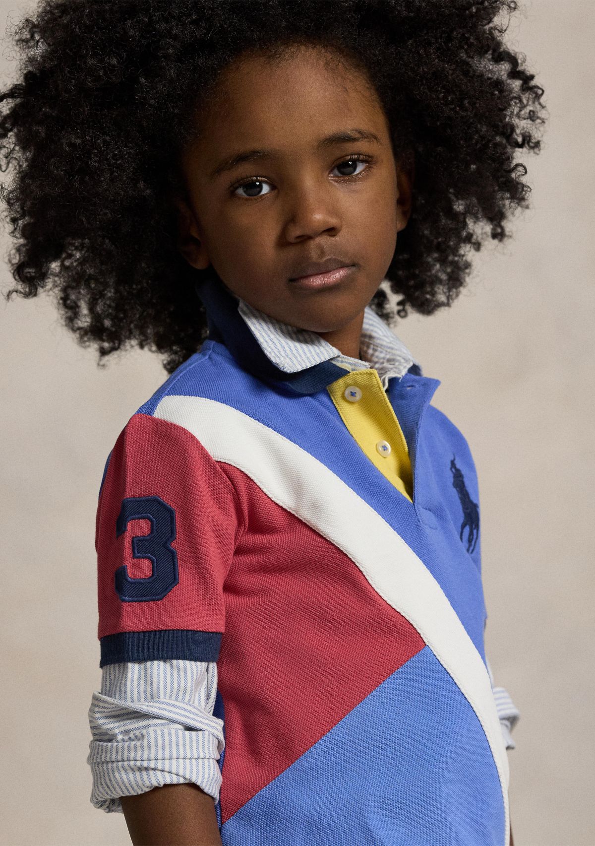 Boys 4-7 Big Pony Cotton Mesh Polo Shirt