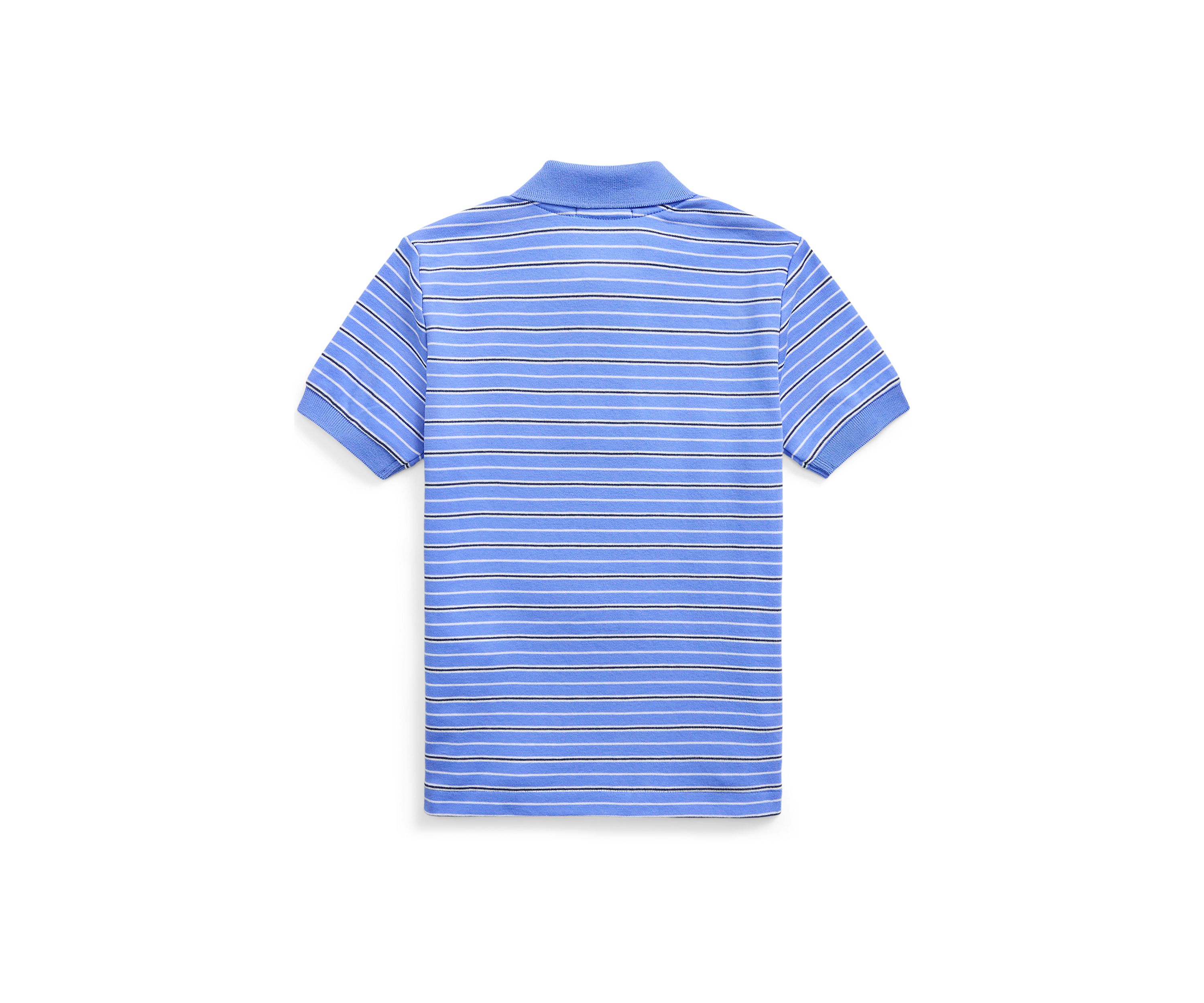 Boys 2-7 Striped Soft Cotton Polo Shirt