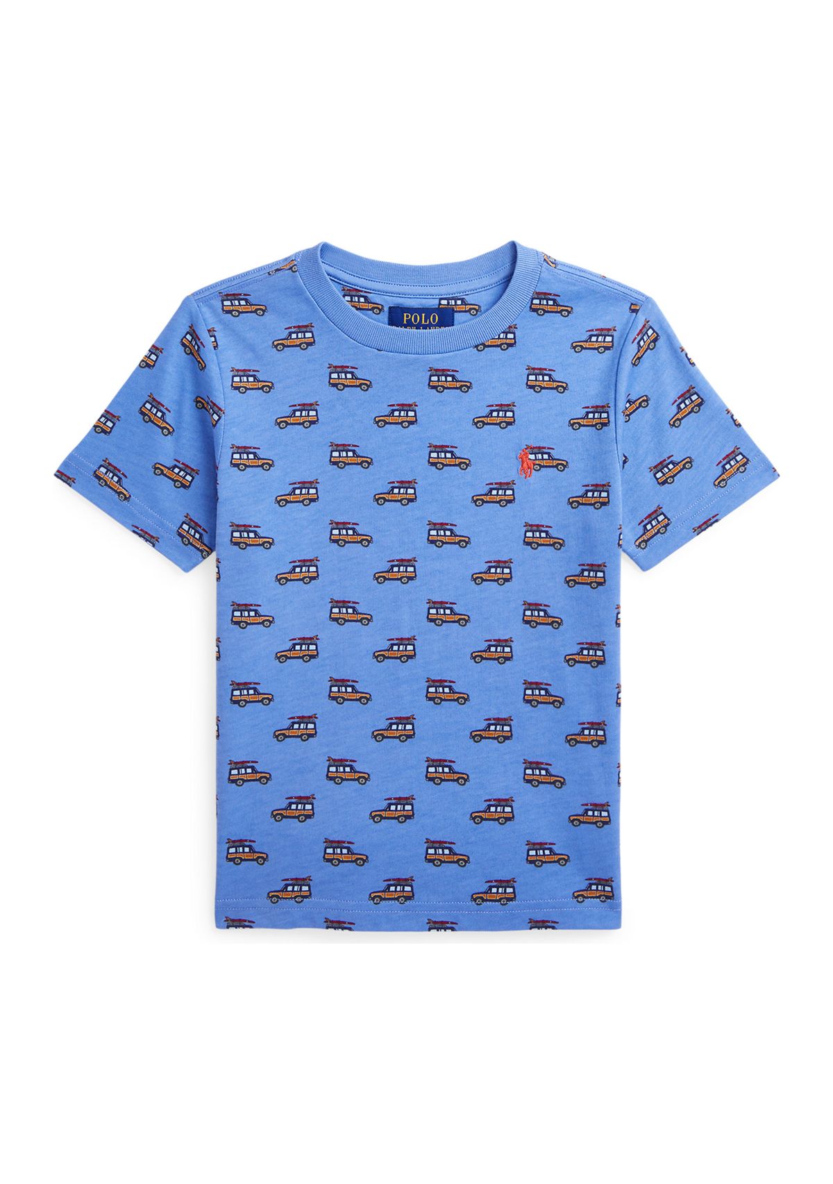 Boys 2-7 Car Printed Cotton Jersey T-Shirt