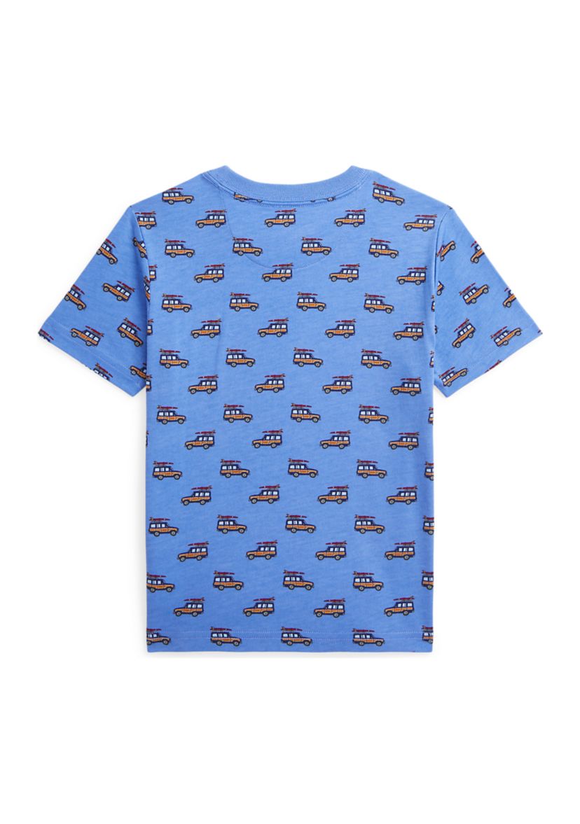 Boys 2-7 Car Printed Cotton Jersey T-Shirt