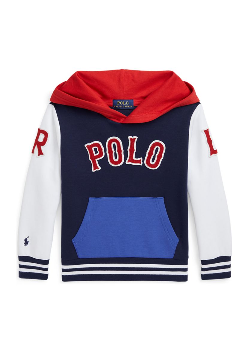 Boys 2-7 Baseball Logo Double Knit Hoodie