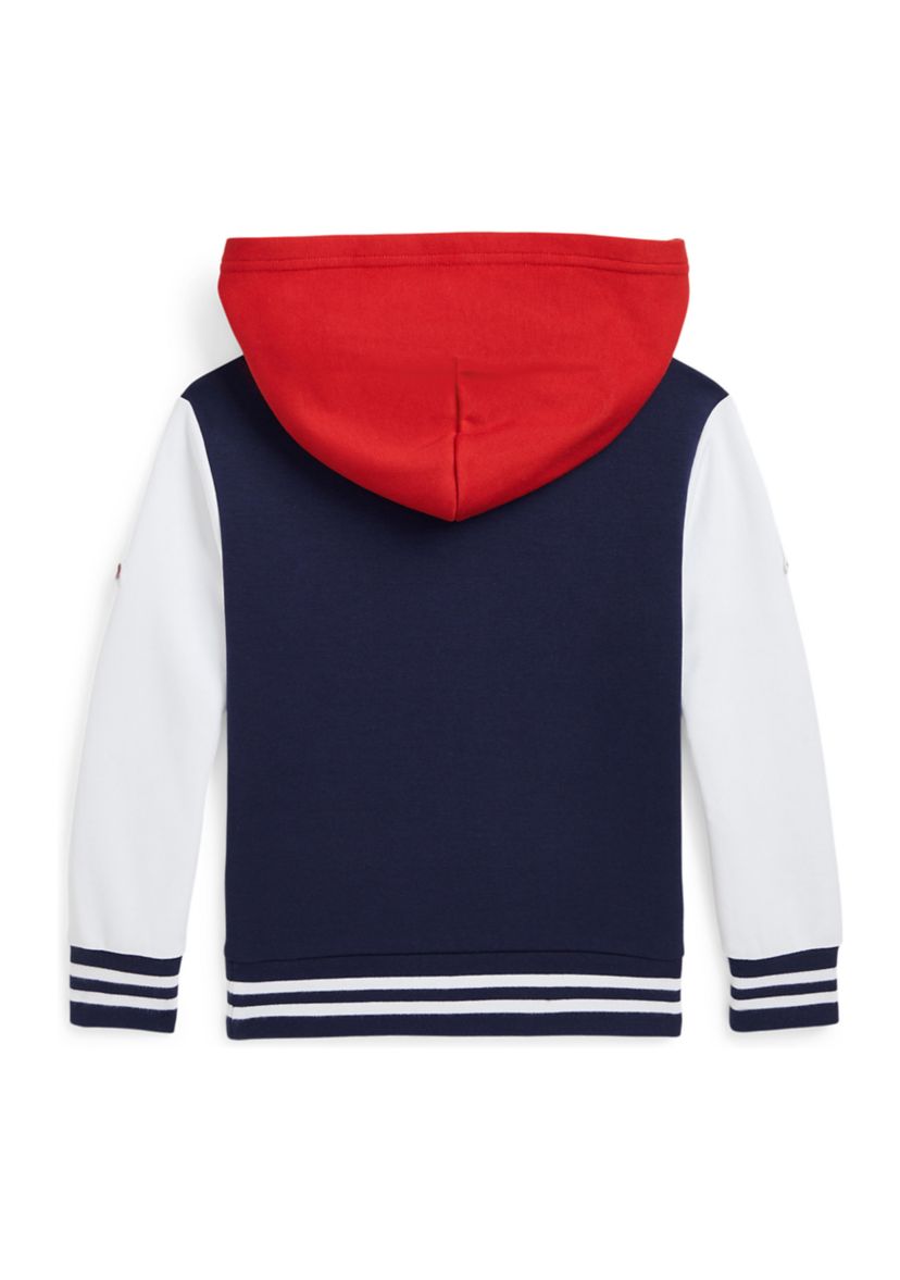 Boys 2-7 Baseball Logo Double Knit Hoodie