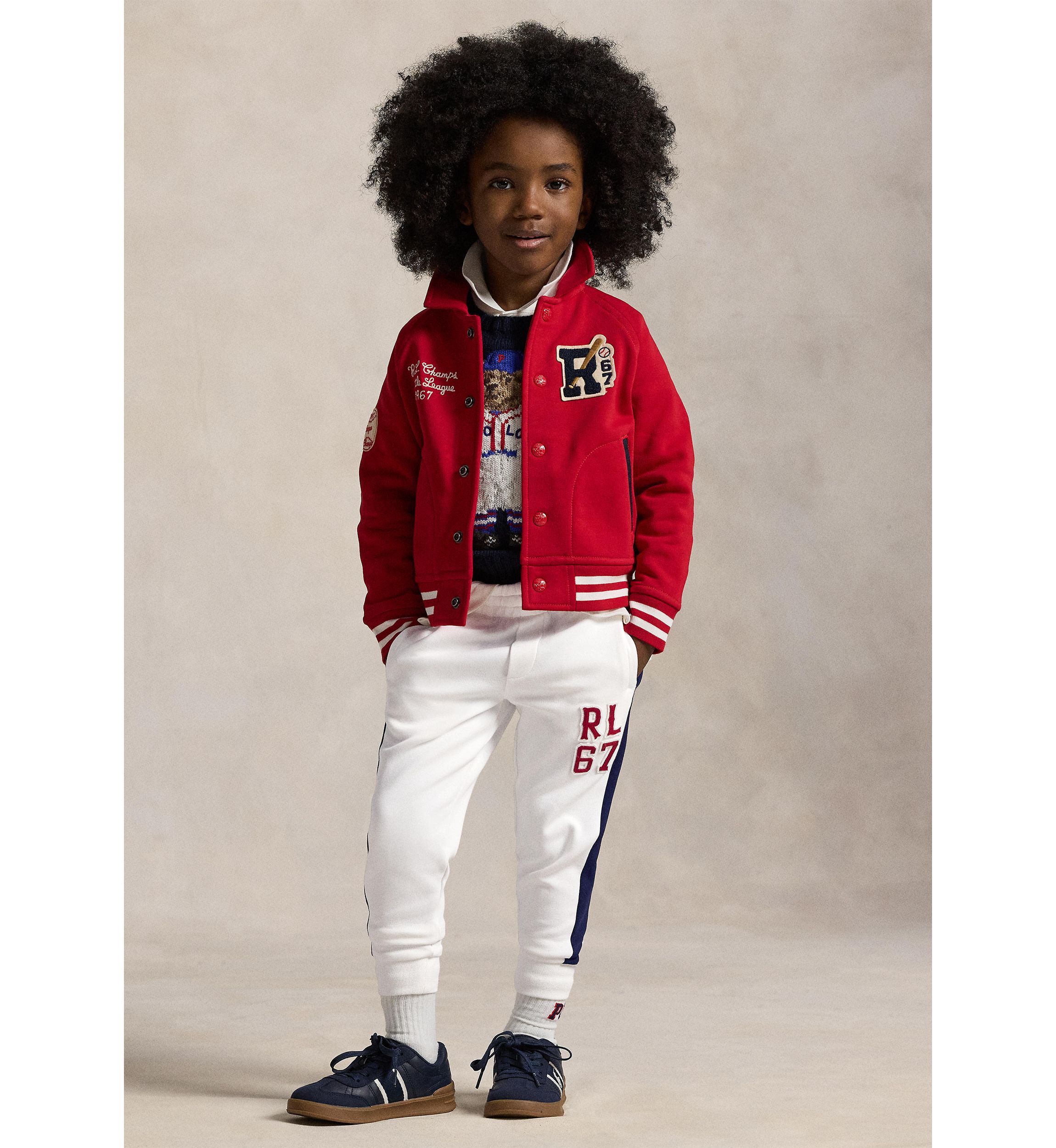 Boys 2-7 Logo Double Knit Jogger Pants