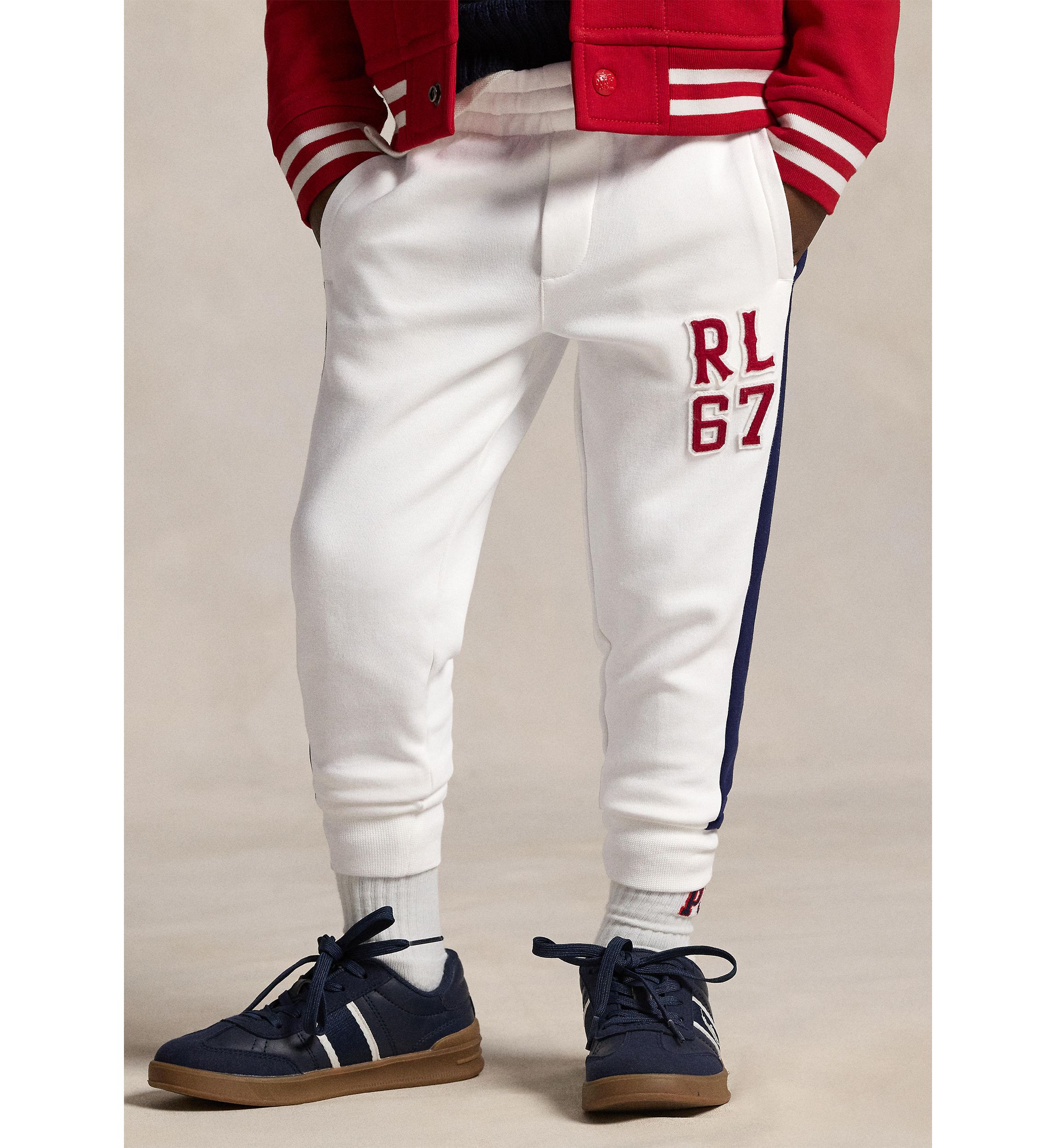 Boys 2-7 Logo Double Knit Jogger Pants