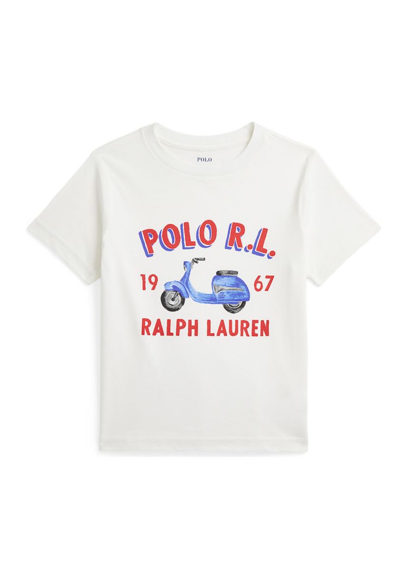 Boys 2-7 Logo Cotton Jersey Graphic T-Shirt