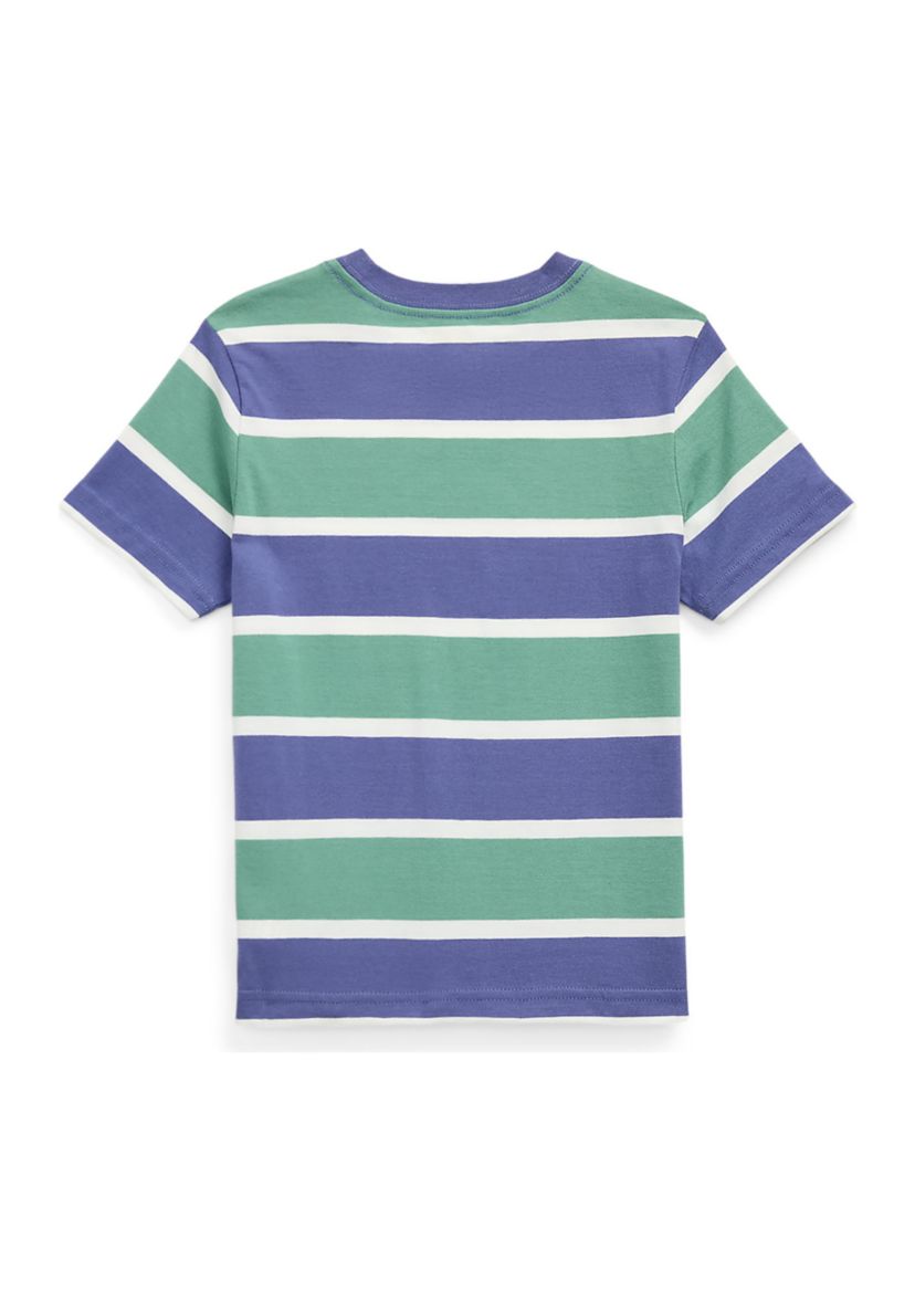 Boys 4-7 Polo Bear Striped Cotton Jersey T-Shirt