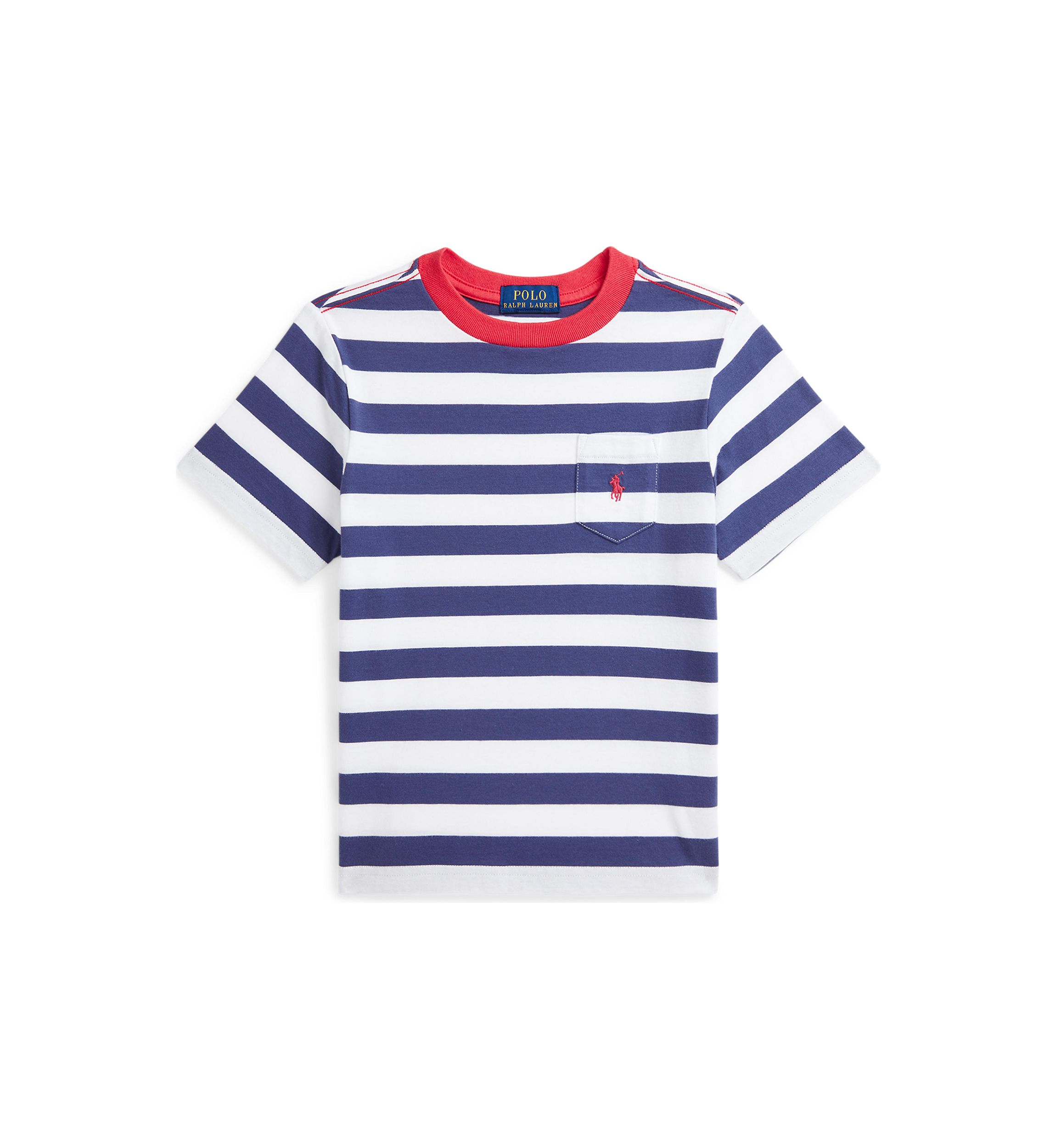 Boys 2-7 Striped Cotton Jersey Pocket Tee