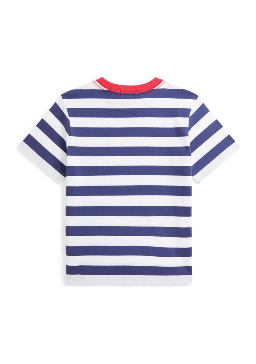 Boys 2-7 Striped Cotton Jersey Pocket Tee