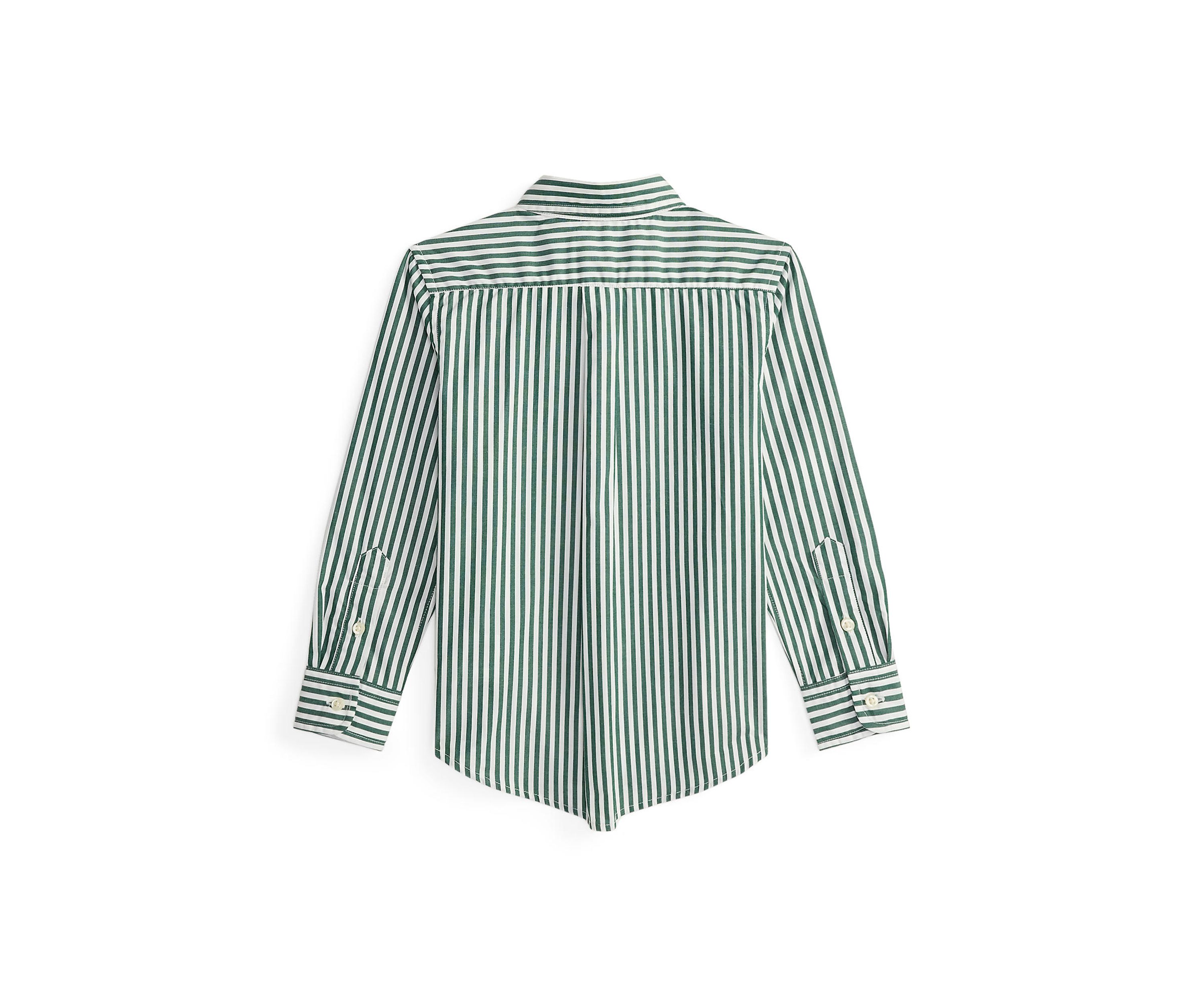 Boys 2-7 Striped Cotton Poplin Shirt
