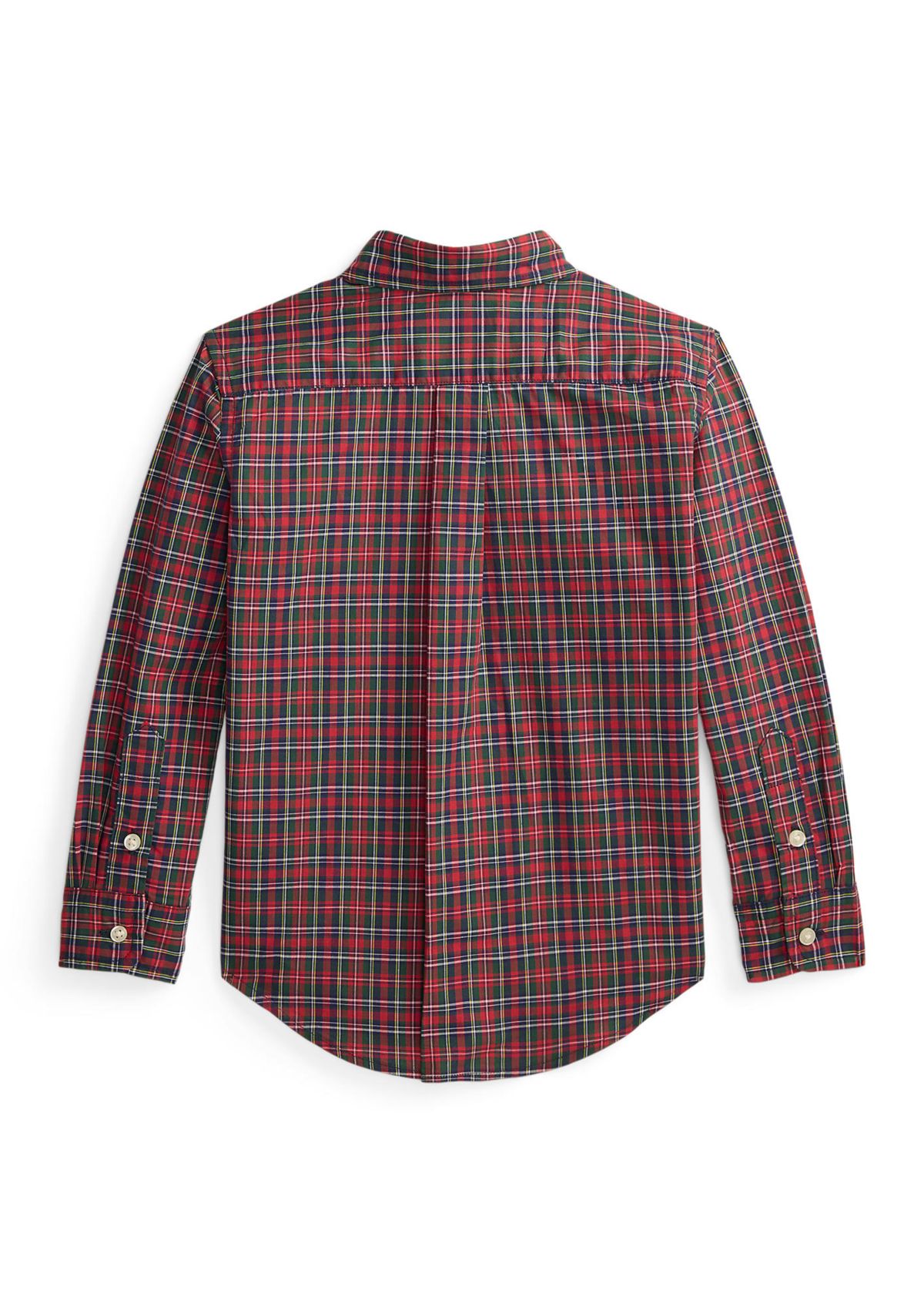Boys 2-7 Plaid Cotton Poplin Shirt