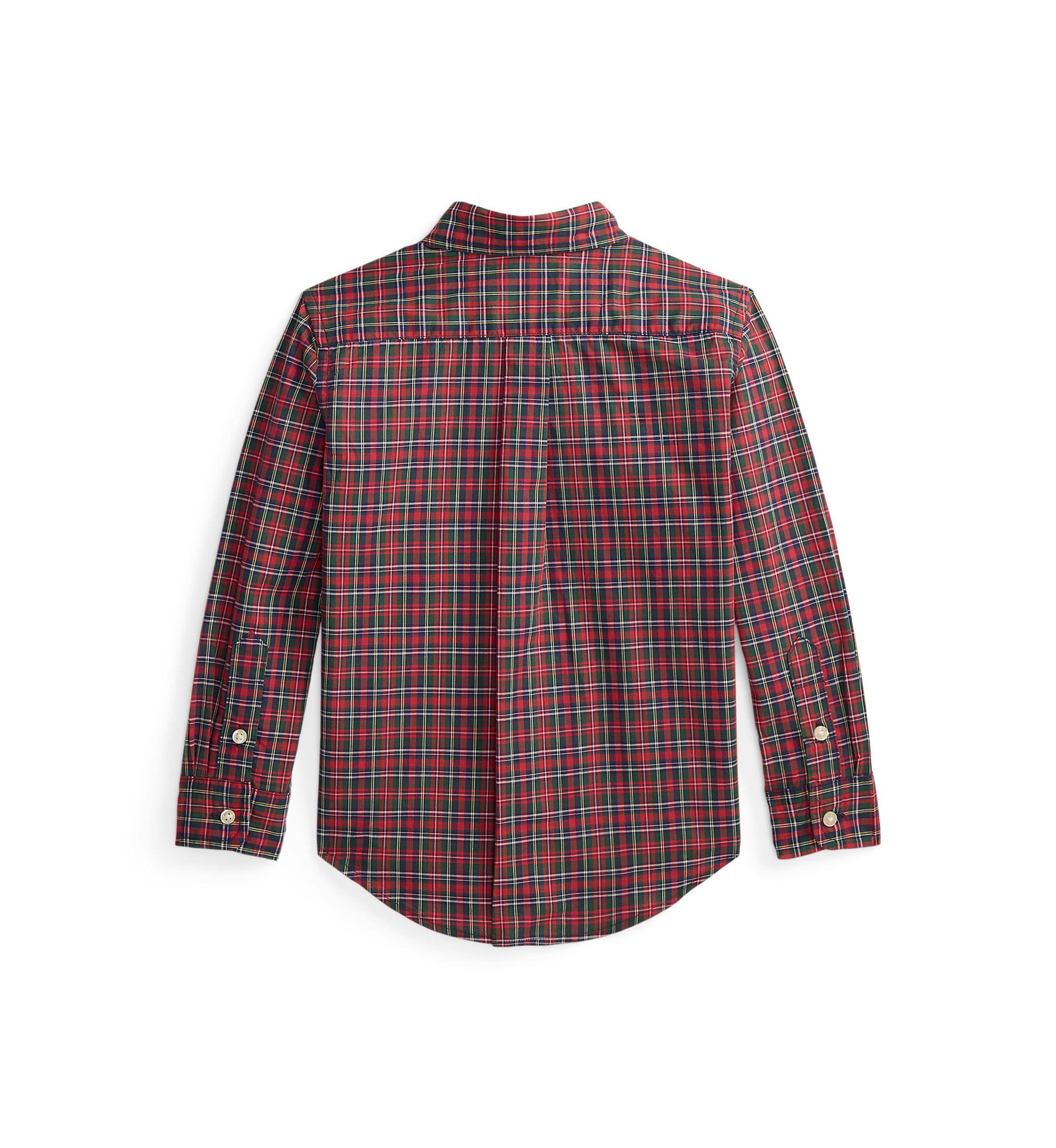 Boys 2-7 Plaid Cotton Poplin Shirt