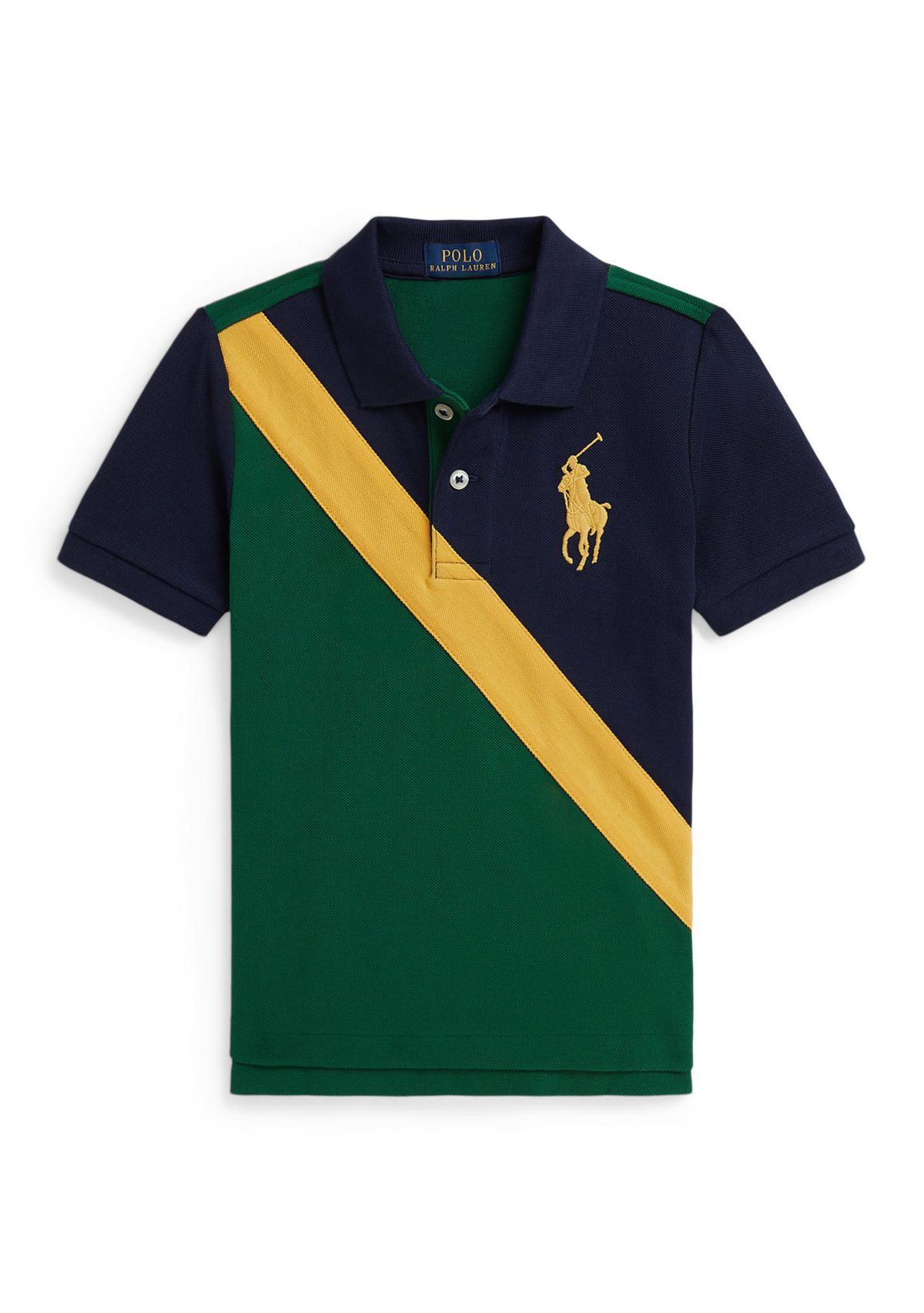 Big Pony Cotton Mesh Polo Shirt