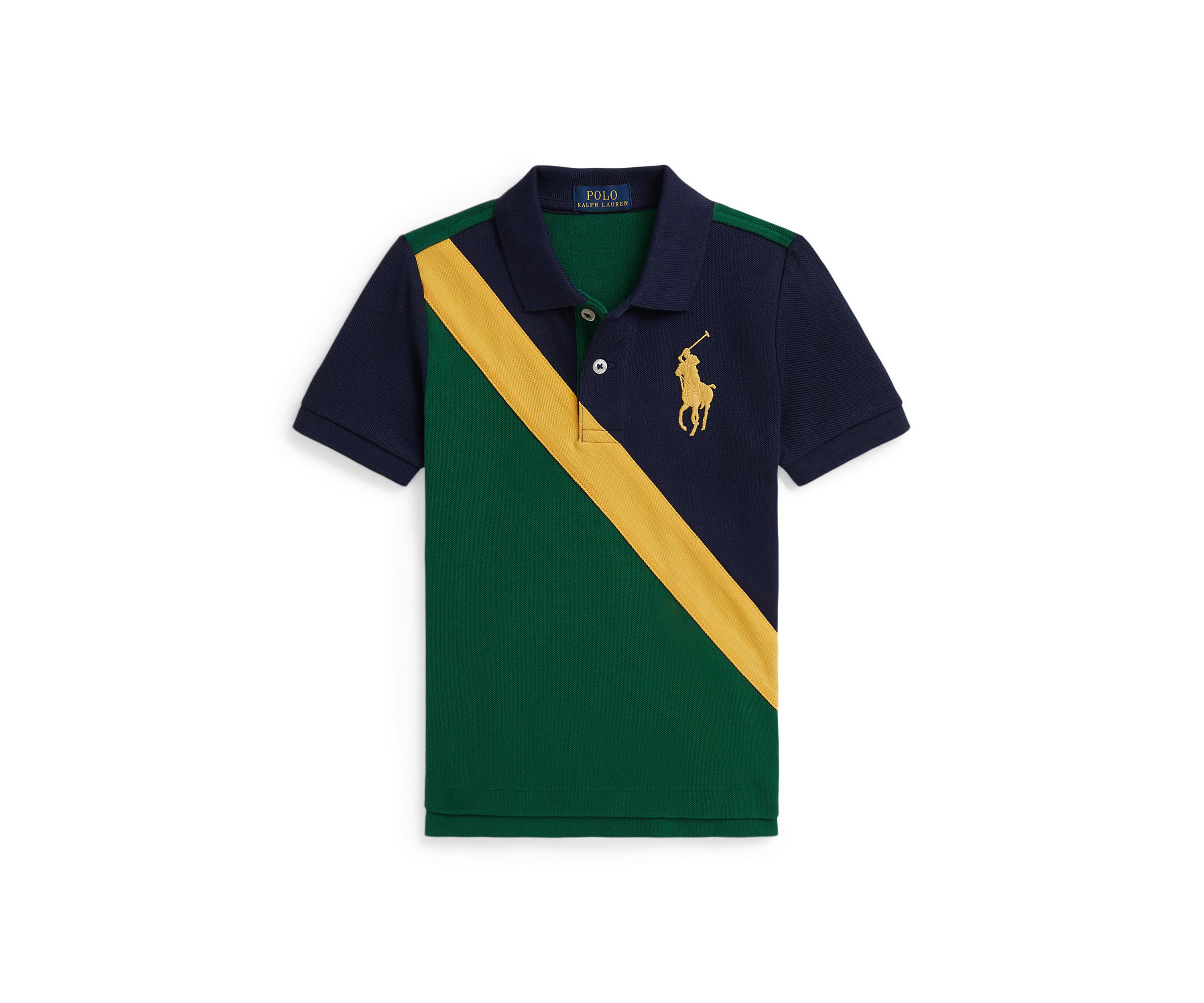 Big Pony Cotton Mesh Polo Shirt