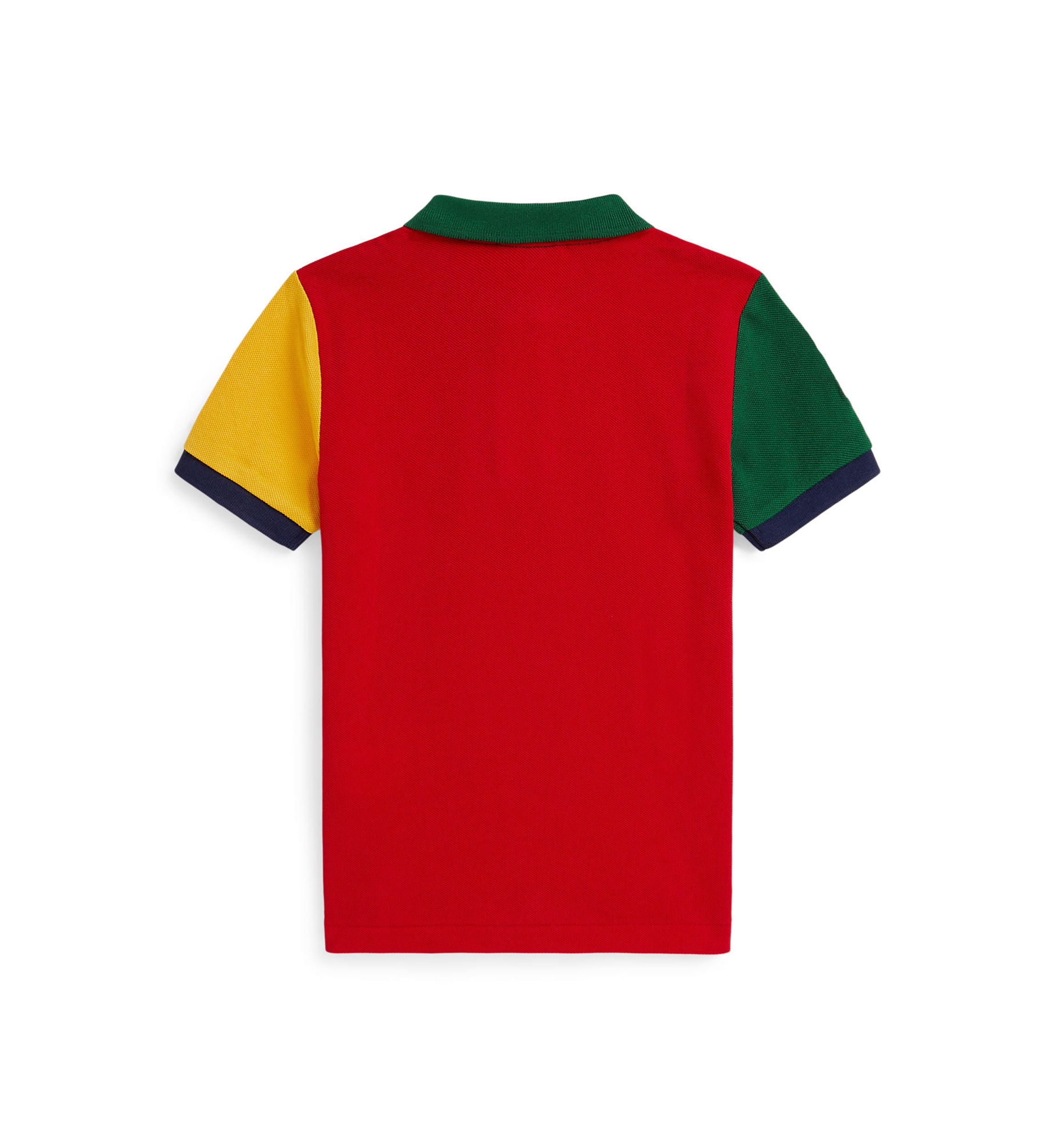 Boys 2-7 Big Pony Color-Blocked Mesh Polo Shirt
