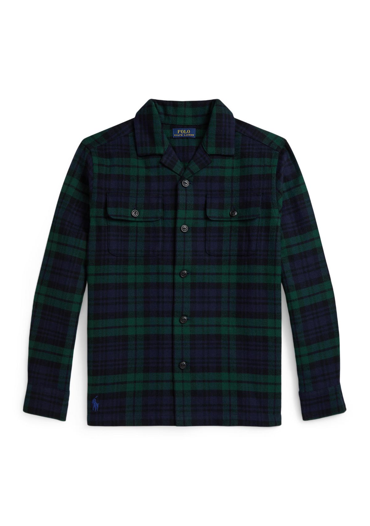 Boys 2-7 Plaid Cotton Flannel Camp Shirt