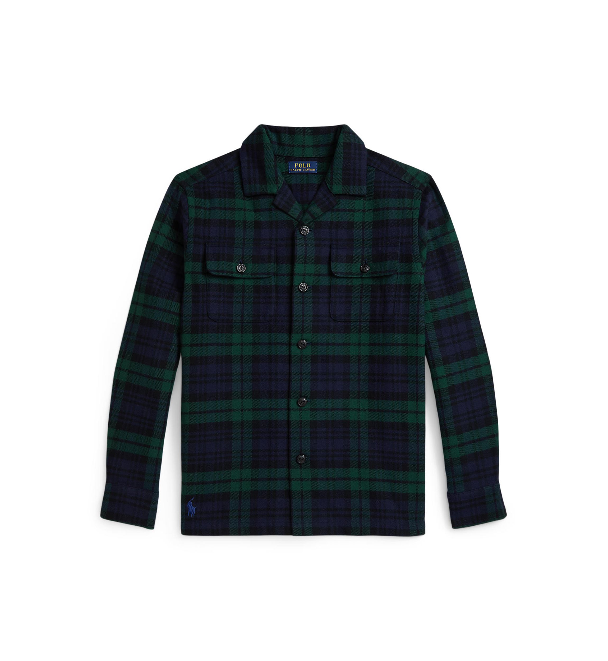 Boys 2-7 Plaid Cotton Flannel Camp Shirt