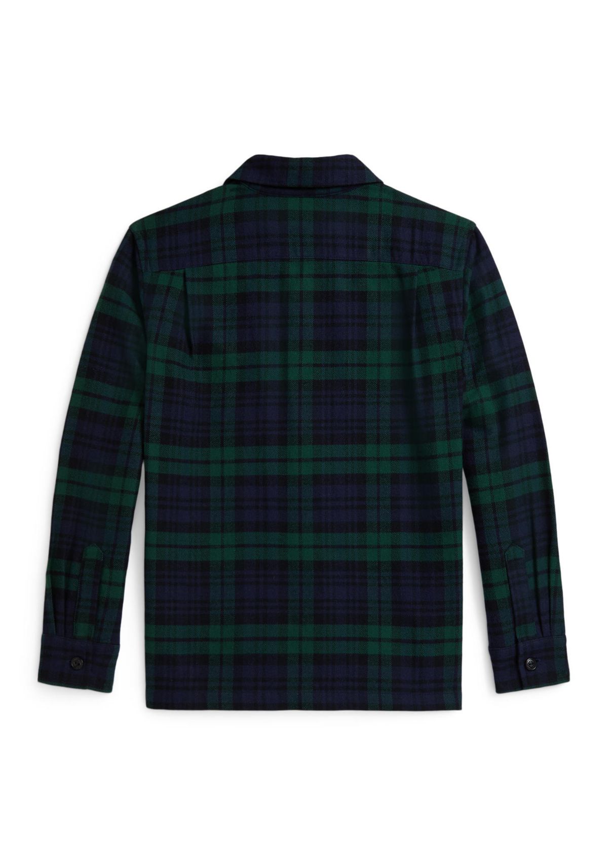 Boys 2-7 Plaid Cotton Flannel Camp Shirt