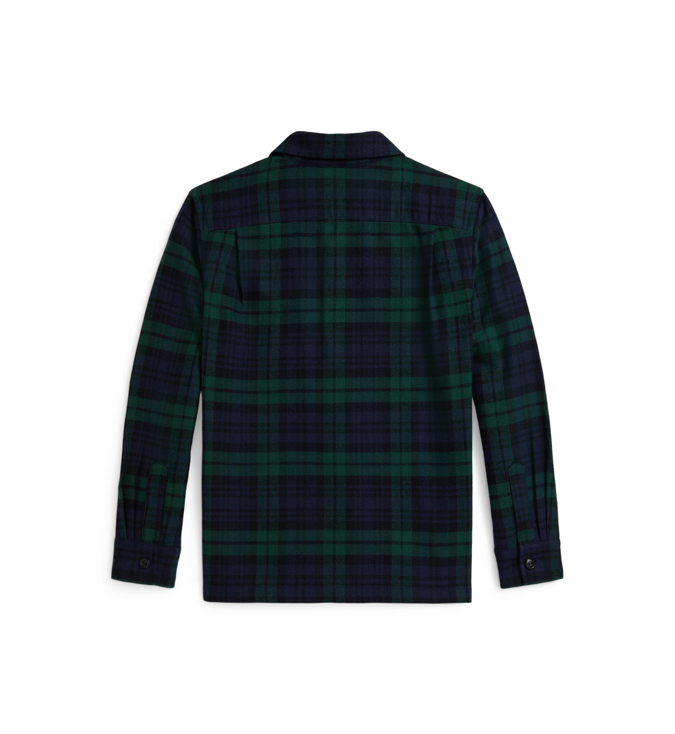 Boys 2-7 Plaid Cotton Flannel Camp Shirt