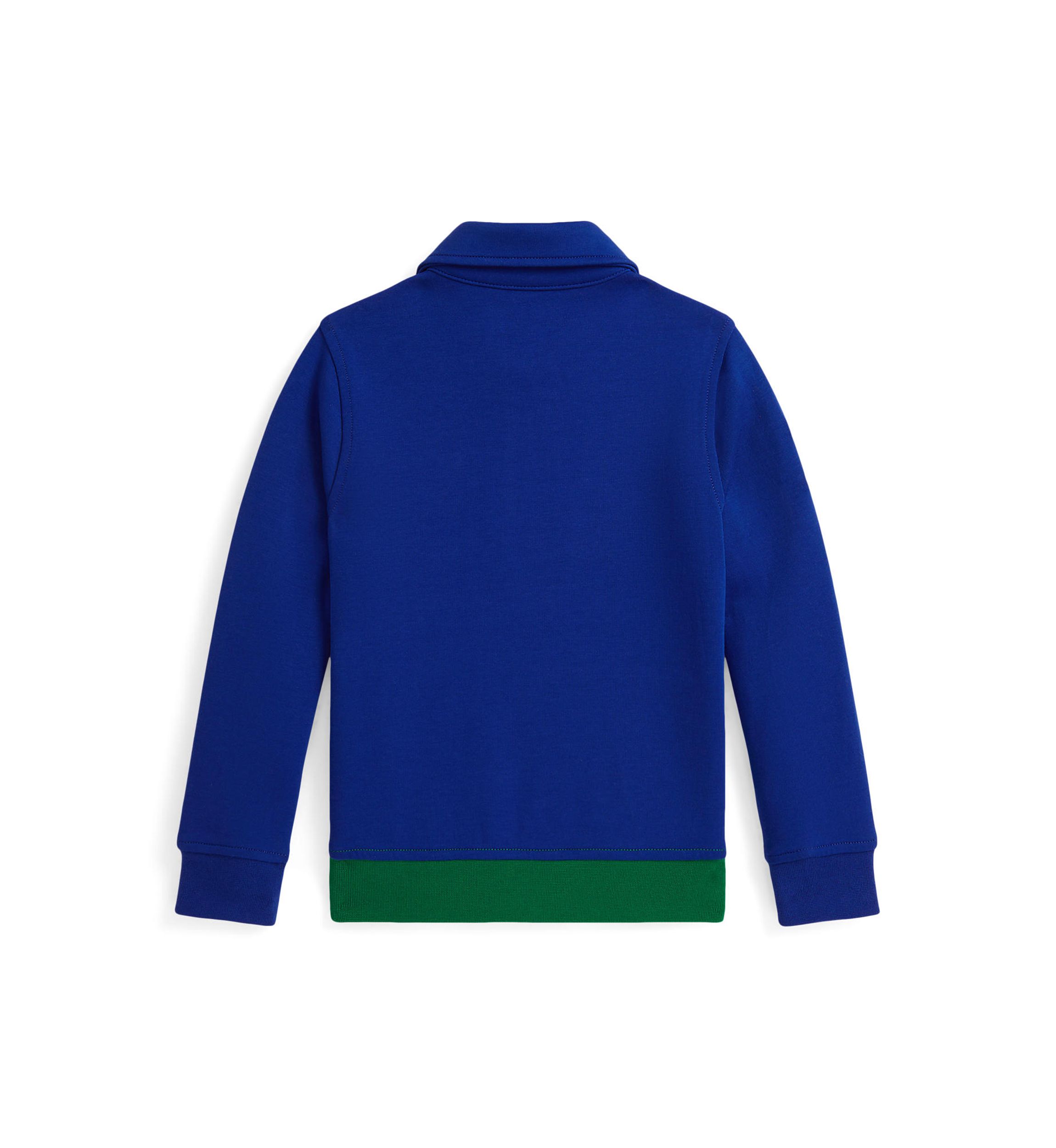 Boys 2-7 Big Pony Double Knit Collared Sweatshirt