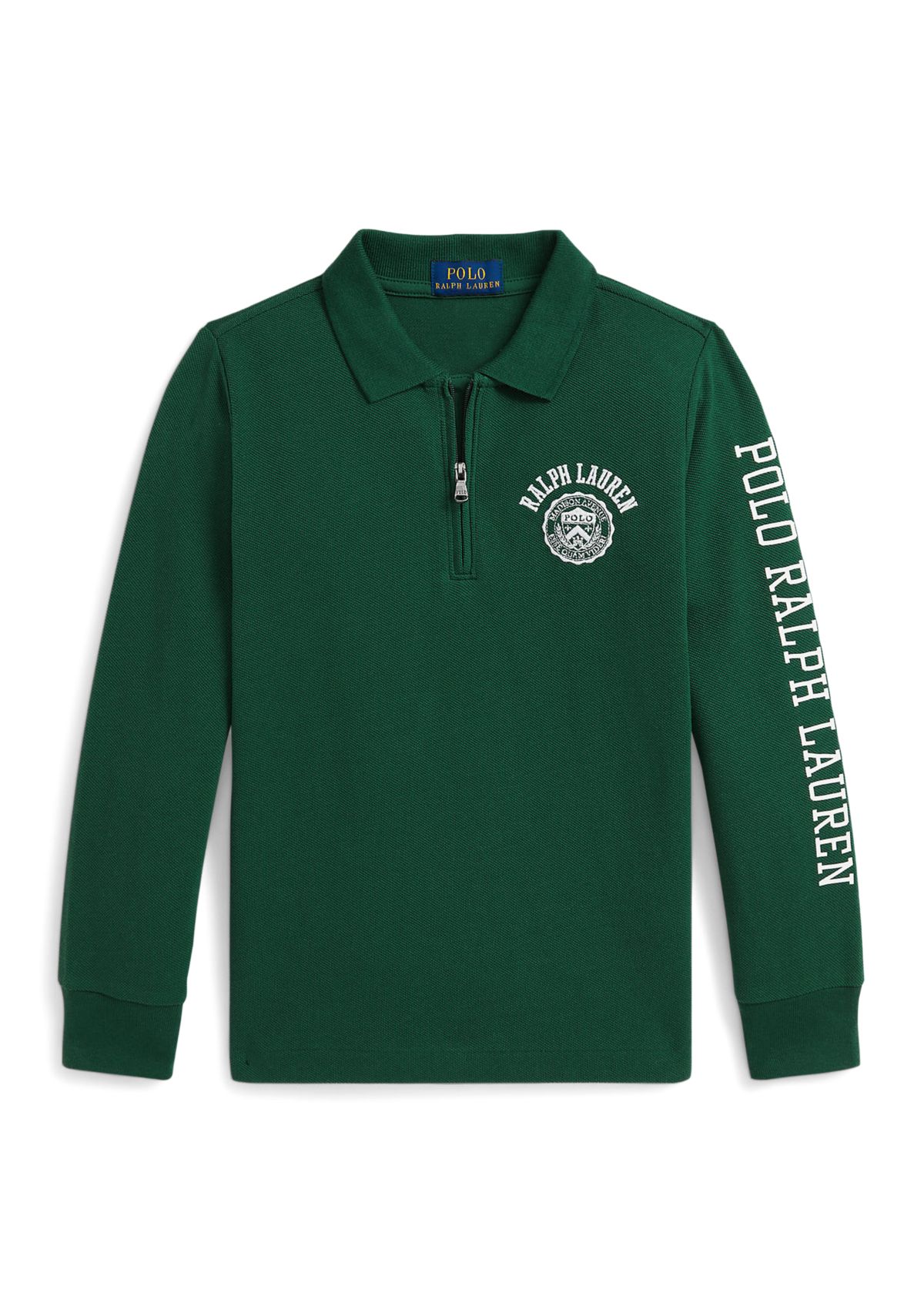 Boys 2-7 Logo Cotton Mesh Polo Shirt