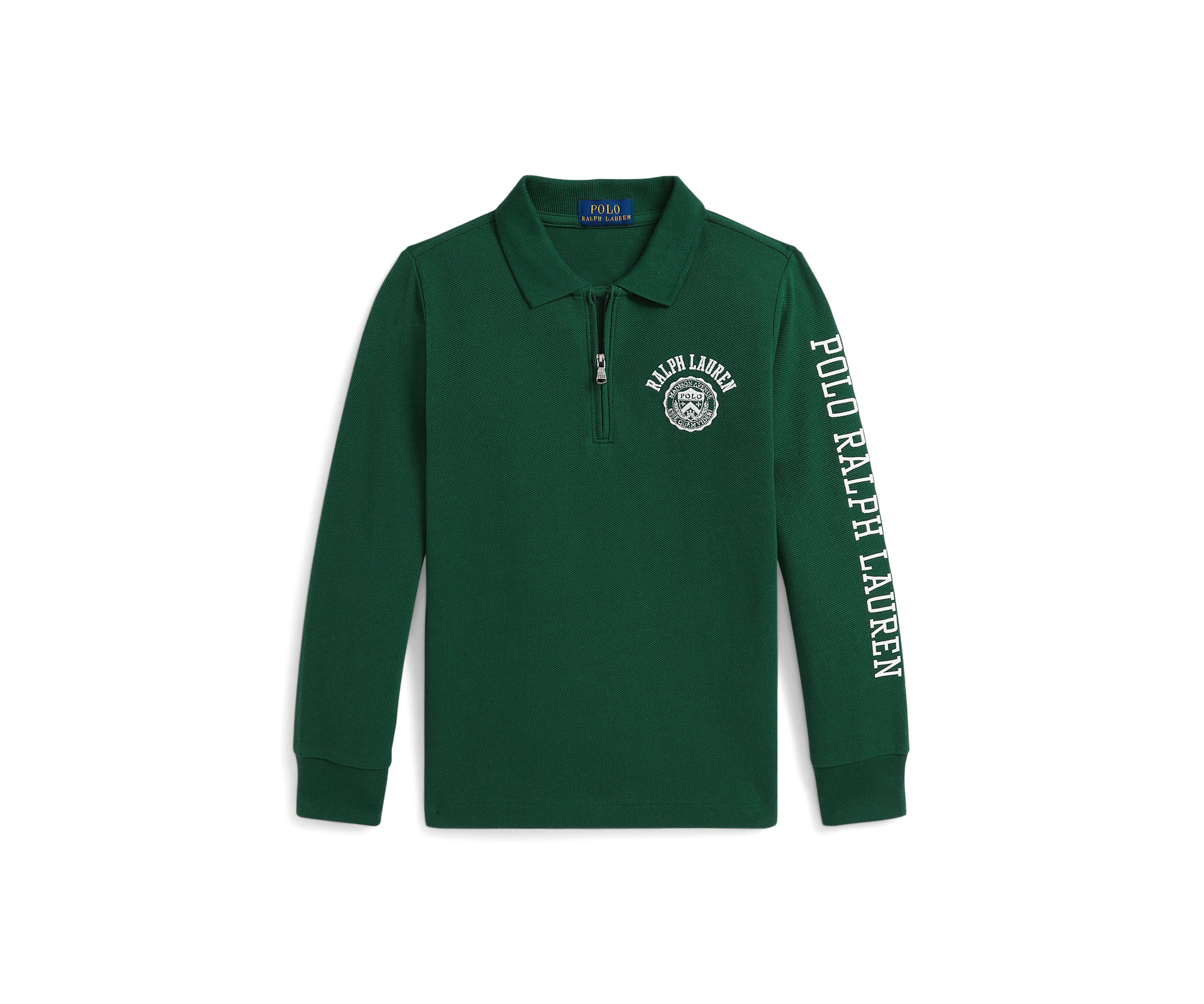 Boys 2-7 Logo Cotton Mesh Polo Shirt