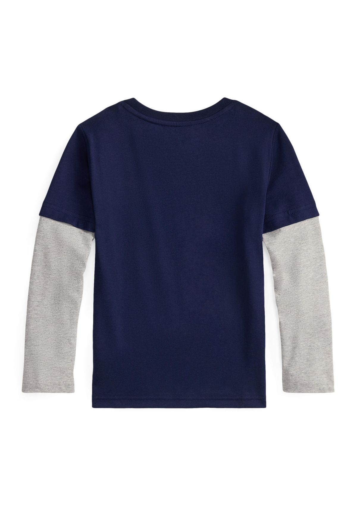 Boys 2-7 Logo Cotton Layered Effect T-Shirt
