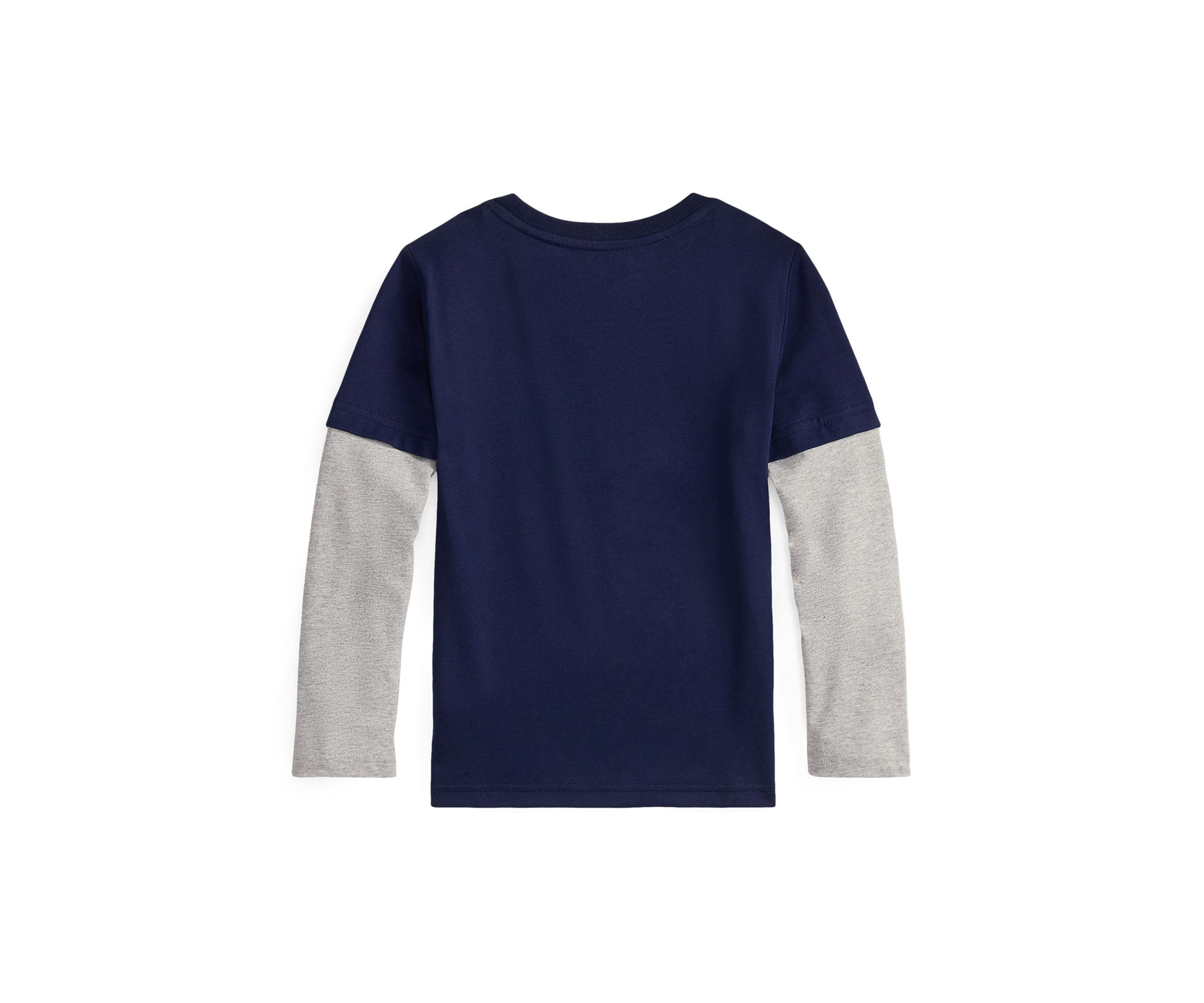 Boys 2-7 Logo Cotton Layered Effect T-Shirt