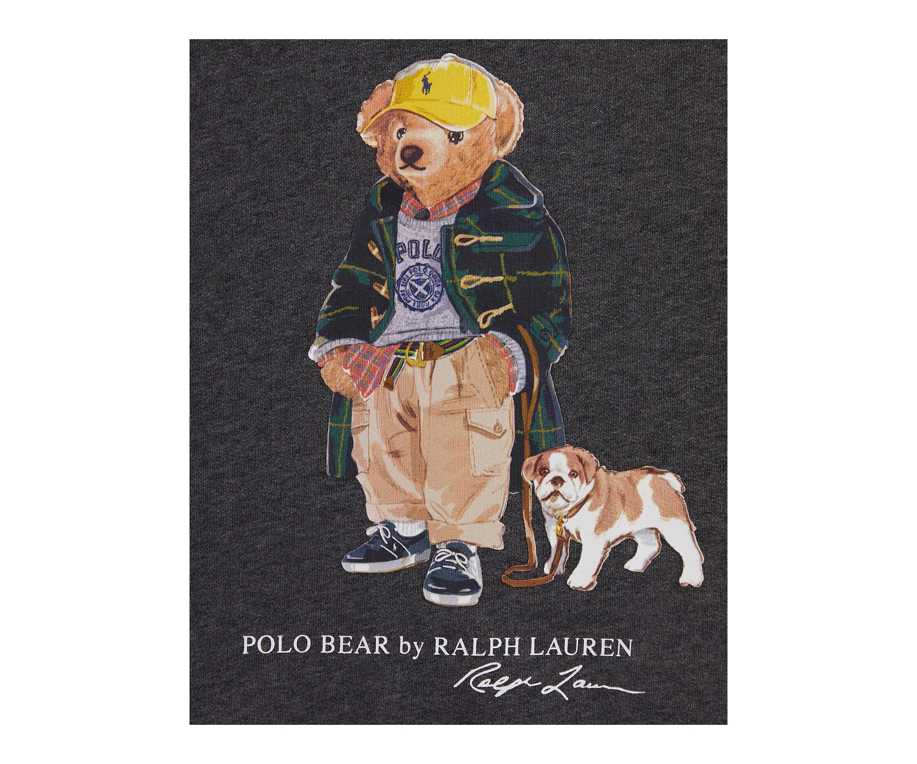 Boys 2-7 Polo Bear Heathered Fleece Sweatshirt