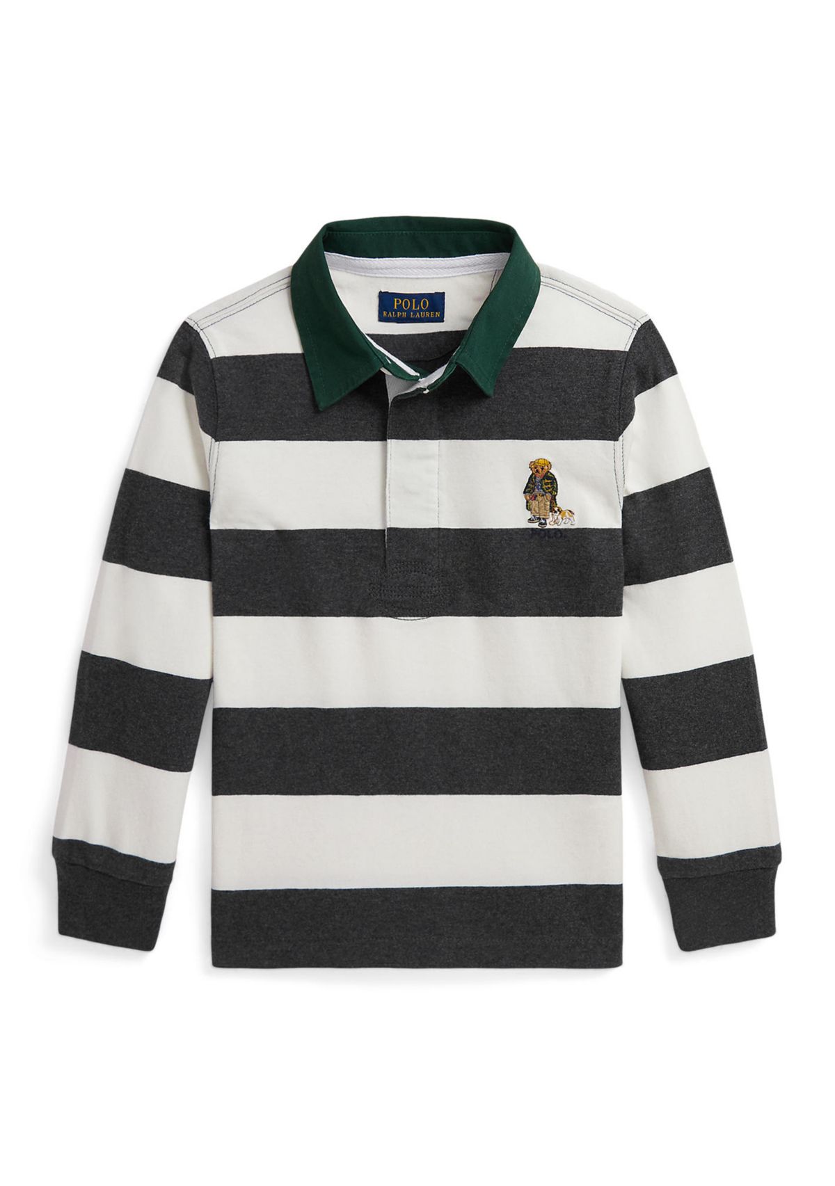 Boys 2-7 Polo Bear Cotton Rugby Shirt