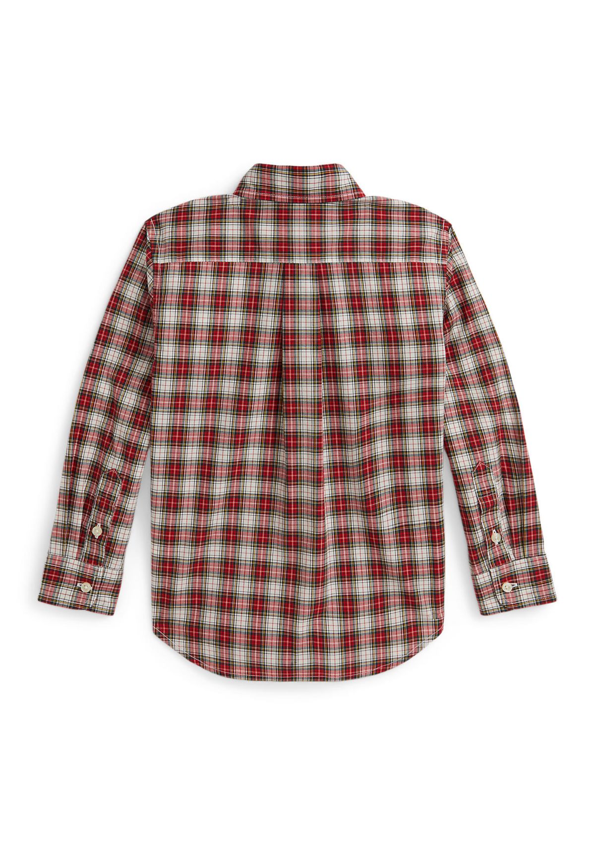 Boys 2-7 Plaid Cotton Poplin Shirt