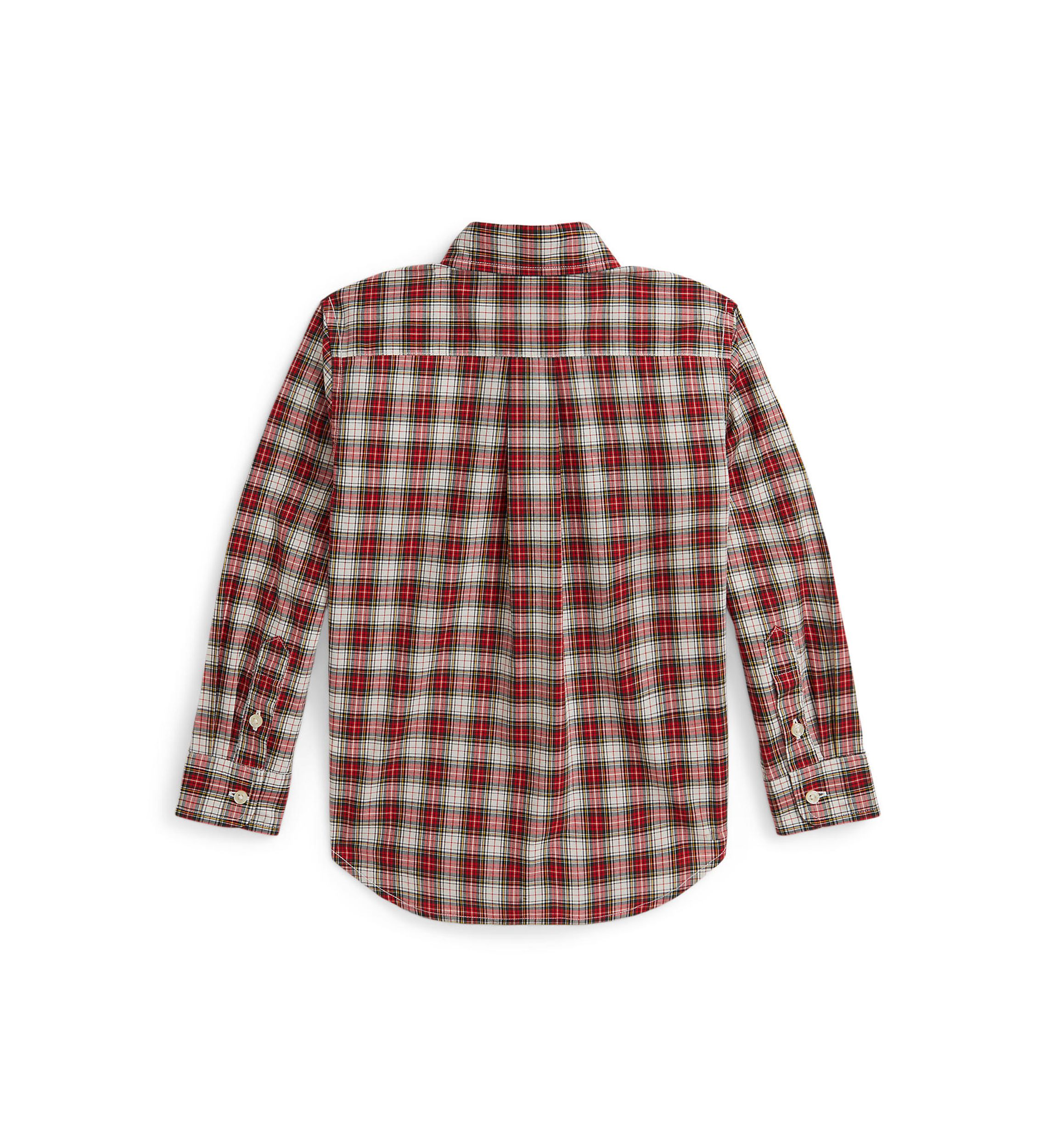 Boys 2-7 Plaid Cotton Poplin Shirt