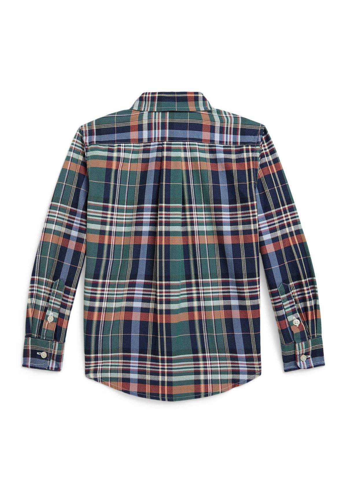 Boys 2-7 Plaid Cotton Oxford Shirt