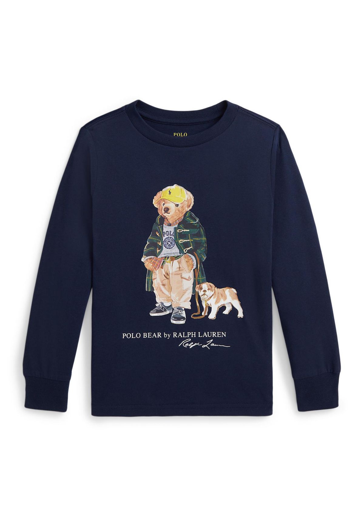 Boys 2-7 Polo Bear Cotton Long Sleeve T-Shirt