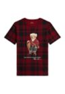 Boys 2-7 Plaid Polo Bear Cotton Tee