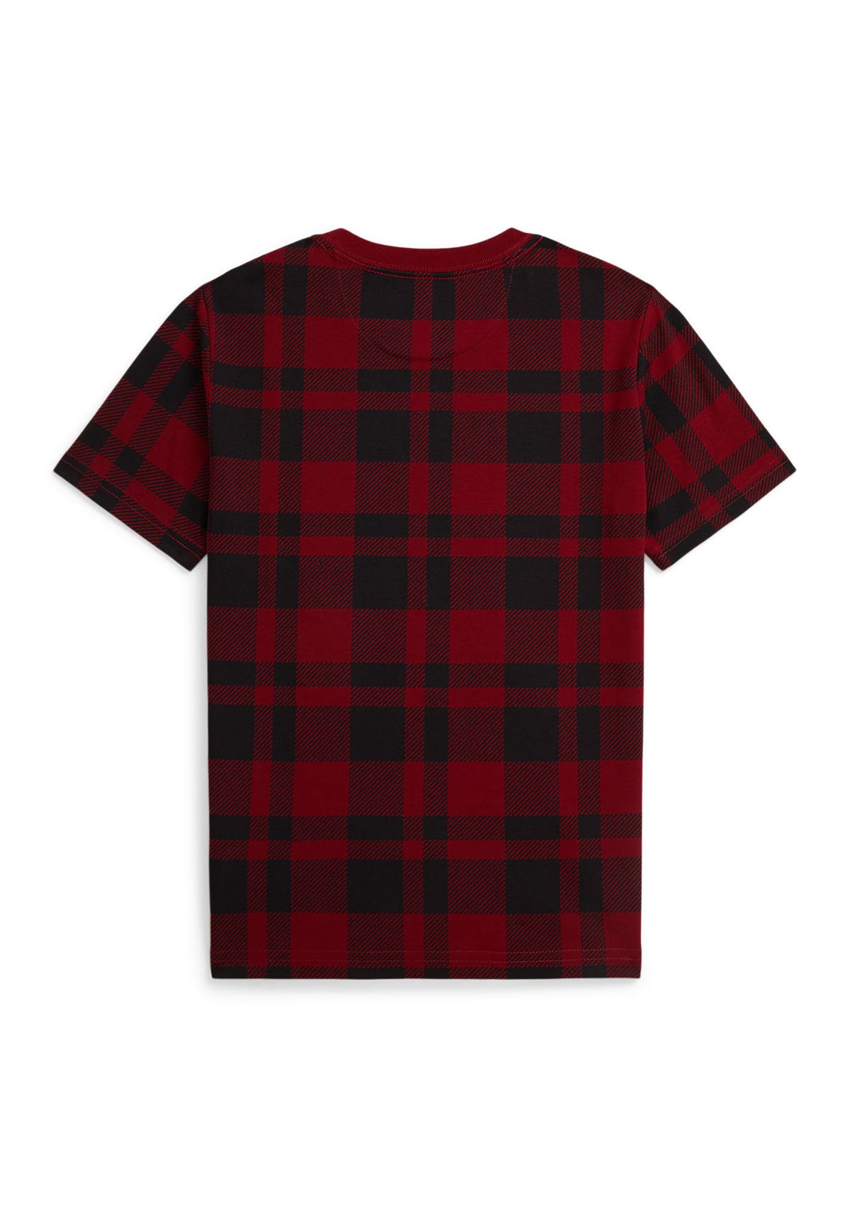 Boys 2-7 Plaid Polo Bear Cotton Tee