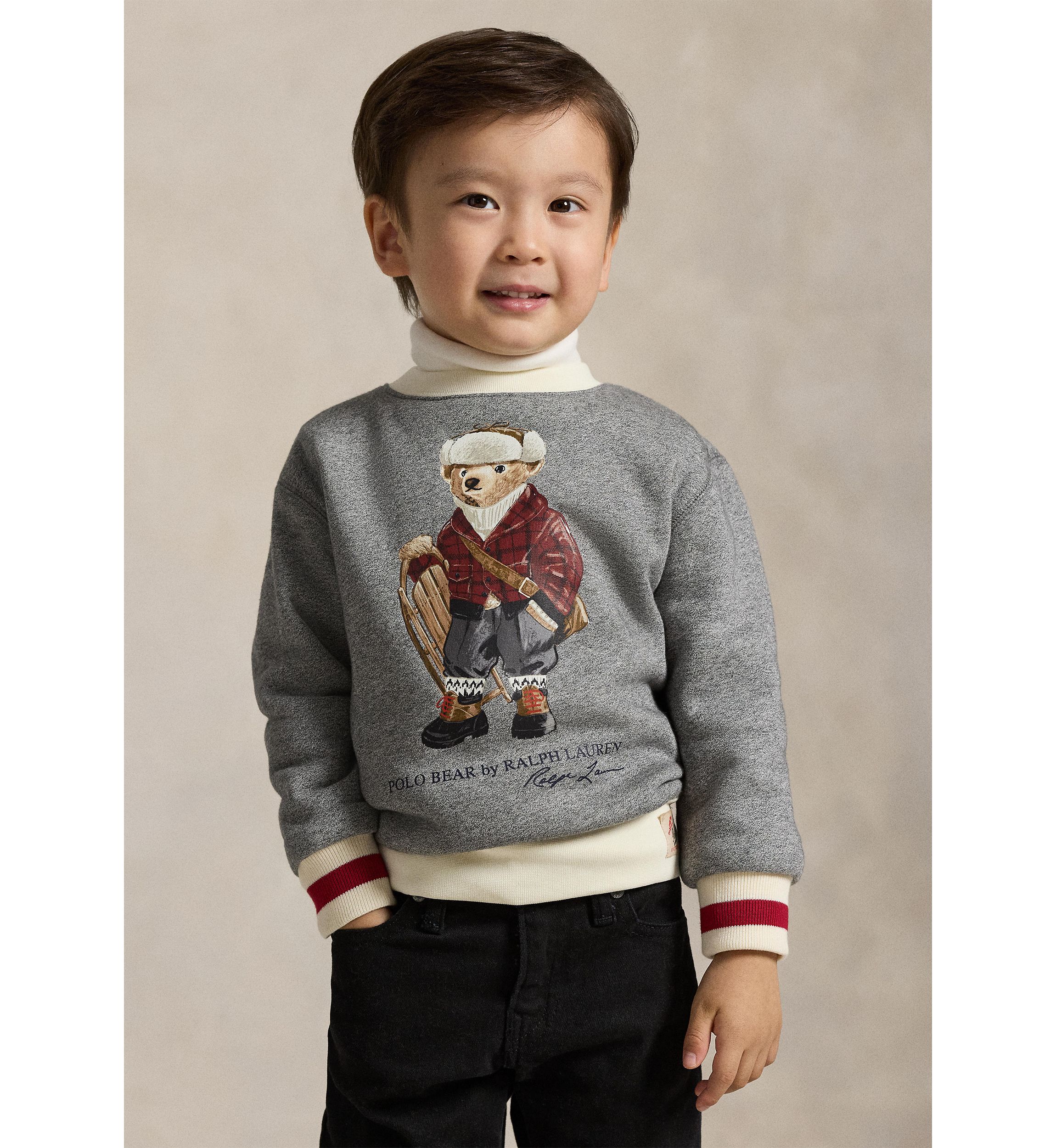 Boys 2-7 Polo Bear Fleece Sweatshirt