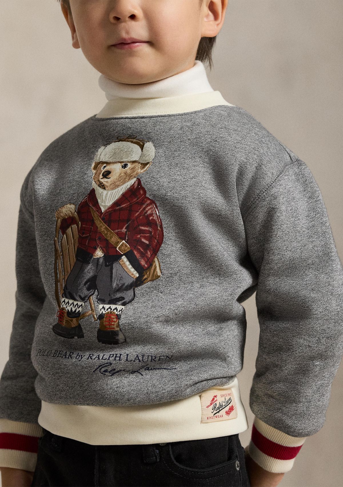 Boys 2-7 Polo Bear Fleece Sweatshirt