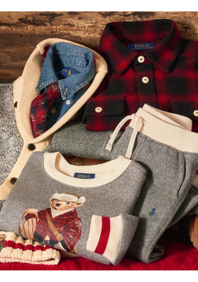 Boys 2-7 Polo Bear Fleece Sweatshirt