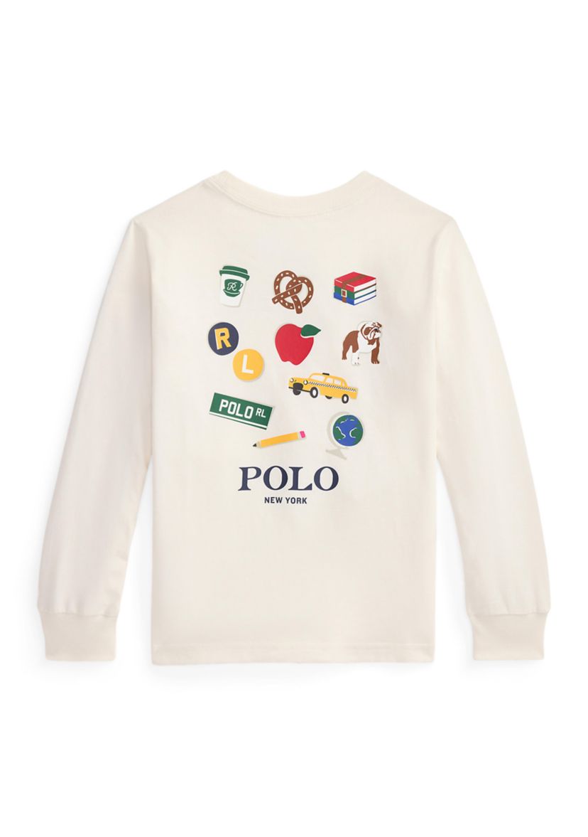 Boys 2-7 Cotton Long-Sleeve Graphic Tee