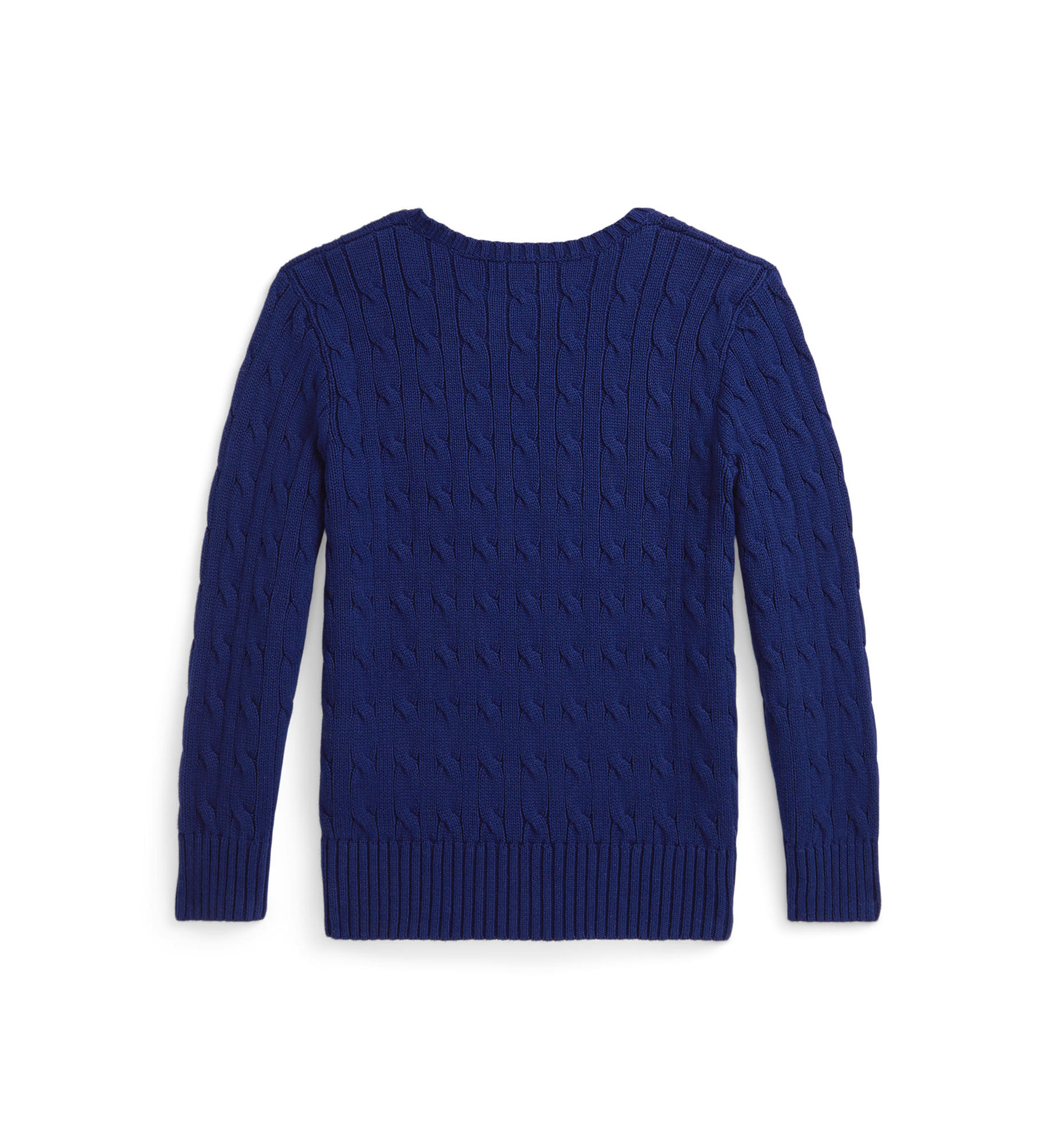 Boys 2-7 Polo Bear Cable-Knit Cotton Sweater