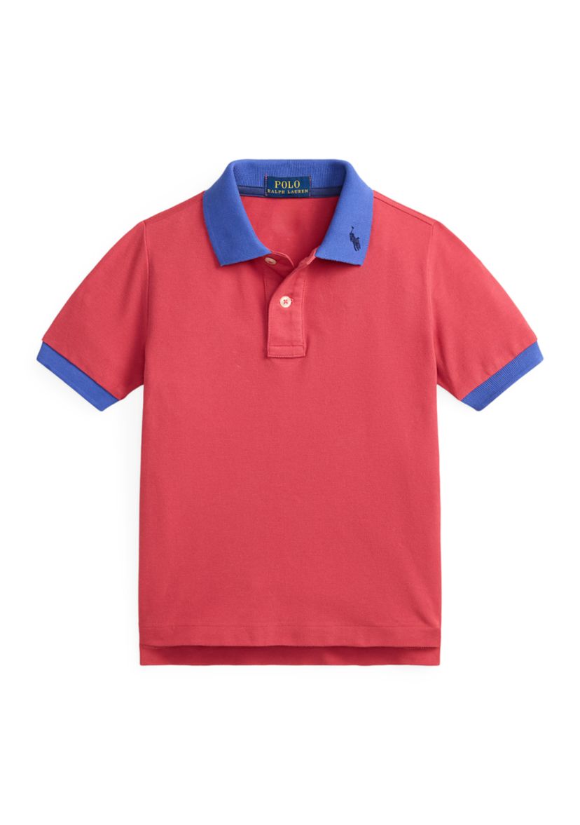 Ralph Lauren Childrenswear Boys 2-7 Stretch Cotton Mesh Polo Shirt 