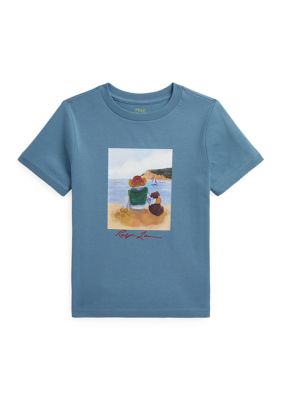 Ralph Lauren Childrenswear Boys 2-7 Polo Bear Cotton Jersey T-Shirt