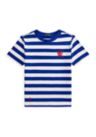 Boys 4-7 Crest Striped Cotton T-Shirt