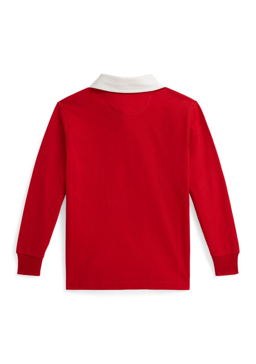 Boys 2-7 Triple-Pony Cotton Rugby Shirt